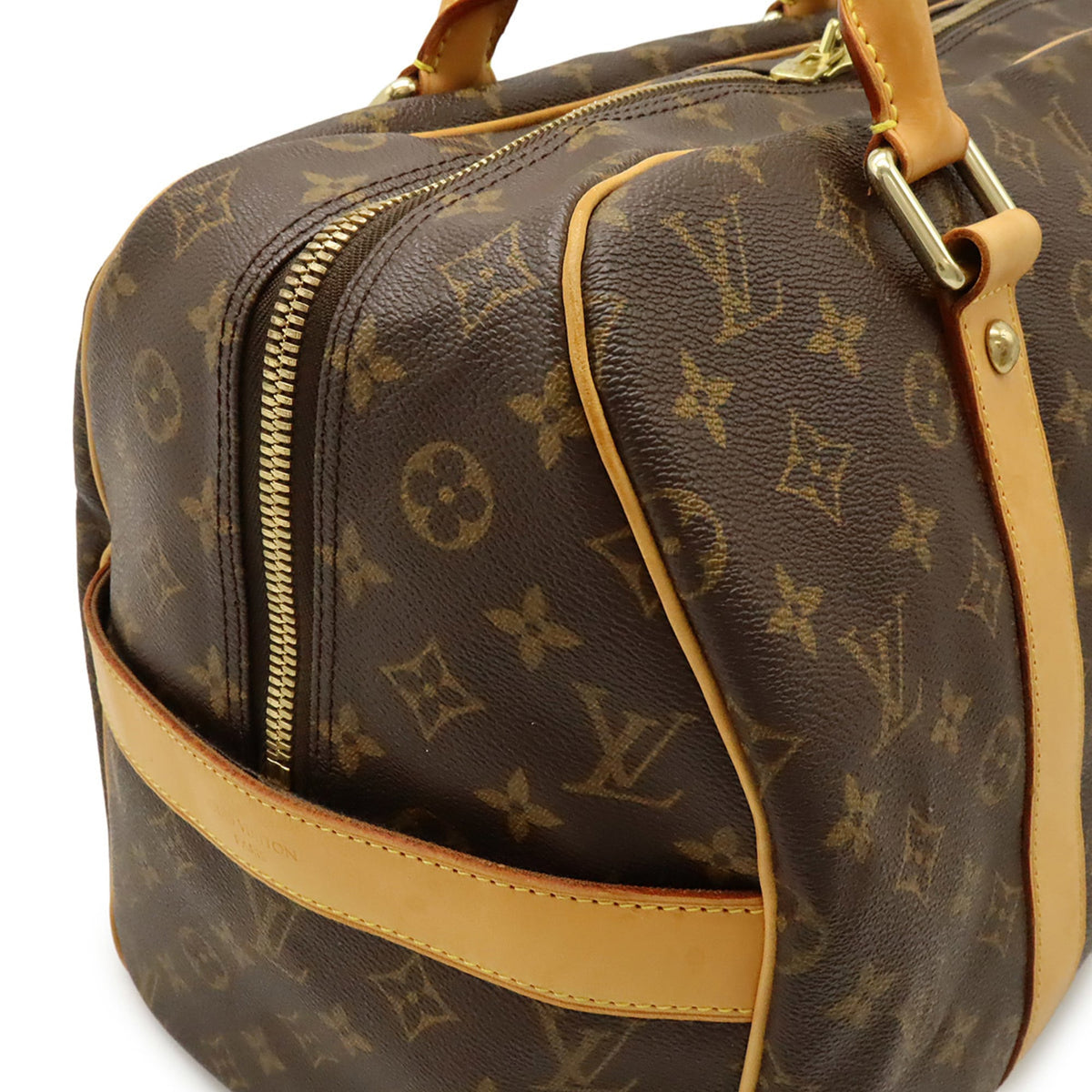 Louis Vuitton Brown Monogram Monogram Boston Bag Handbag (Pre-Owned)