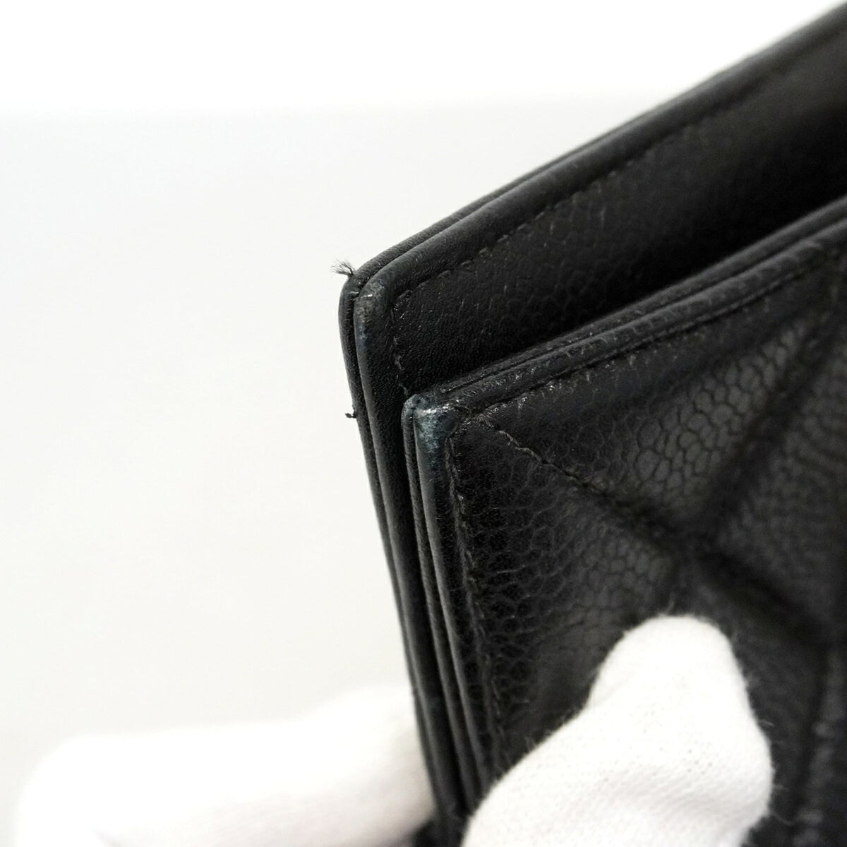 Chanel Black Grained Calfskin Tote Bag (Pre-Owned)