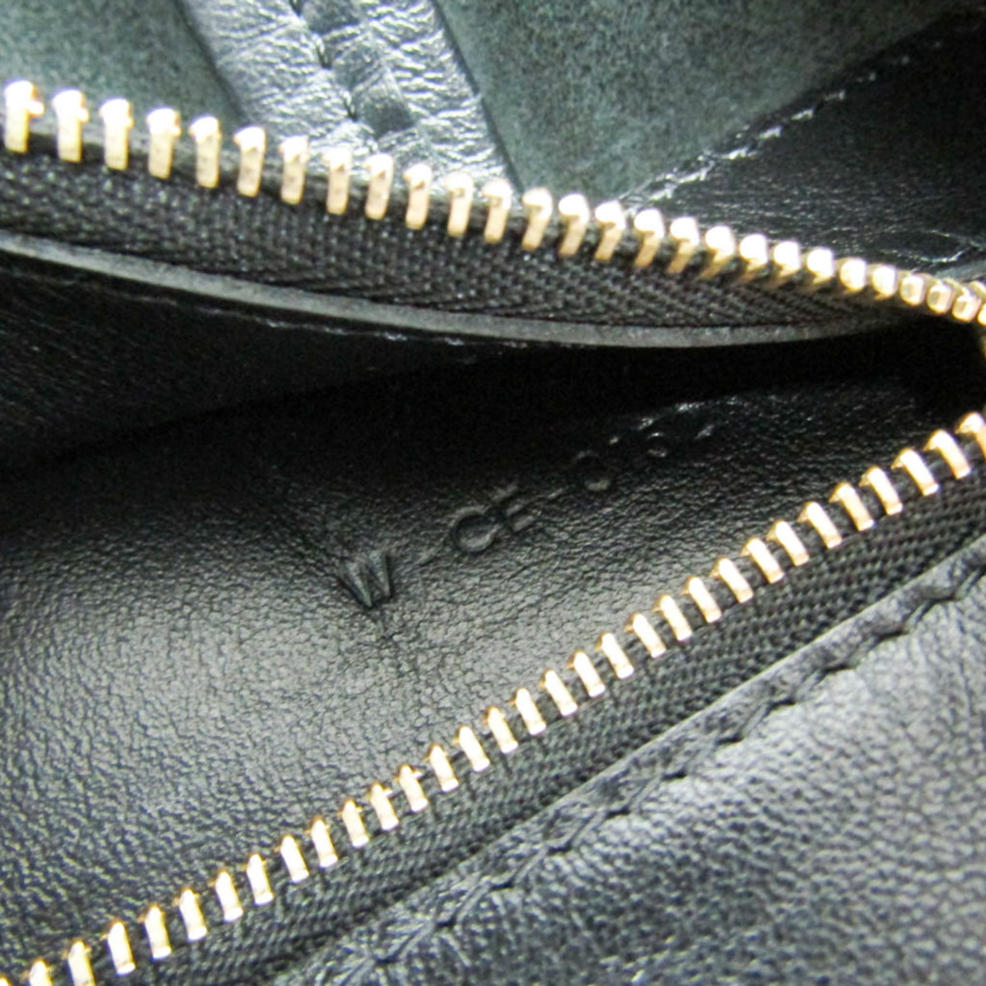 Celine Cabas Black Leather Tote Bag (Pre-Owned)