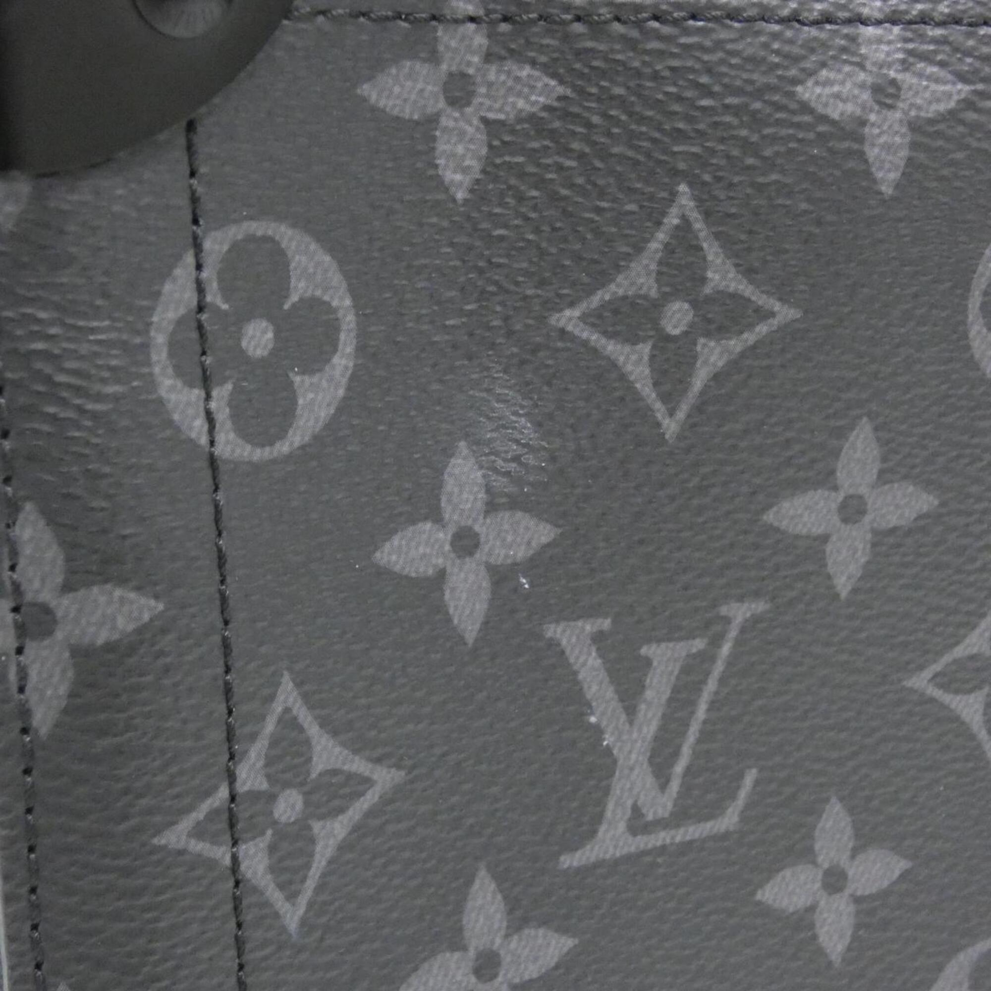 Louis Vuitton Black Coated Canvas Shoulder Bag (Pre-Owned)
