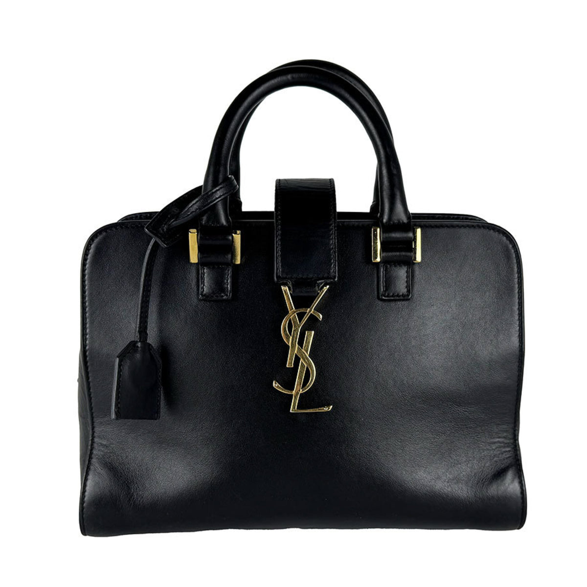 Saint Laurent Black Leather Handbag (Pre-Owned)