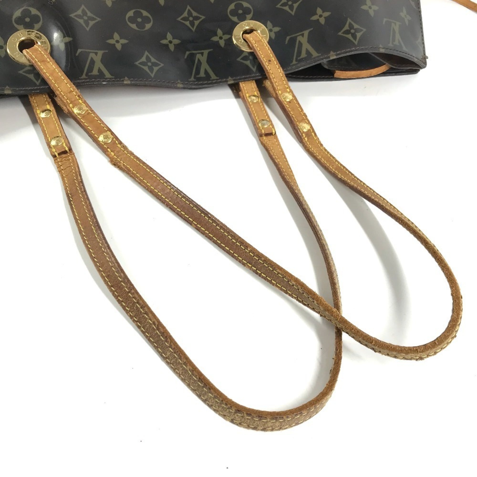 Louis Vuitton Brown Monogram Vinyl Monogram Handbag Pouch Shoulder Bag Tote Bag (Pre-Owned)
