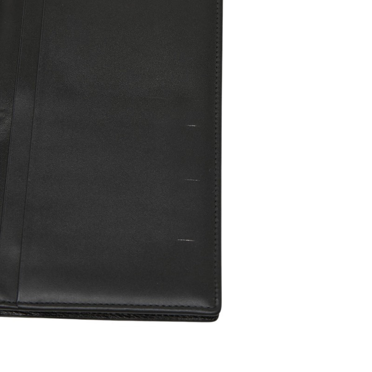 Bvlgari Black Leather Long Wallet (Bi-Fold) (Pre-Owned)