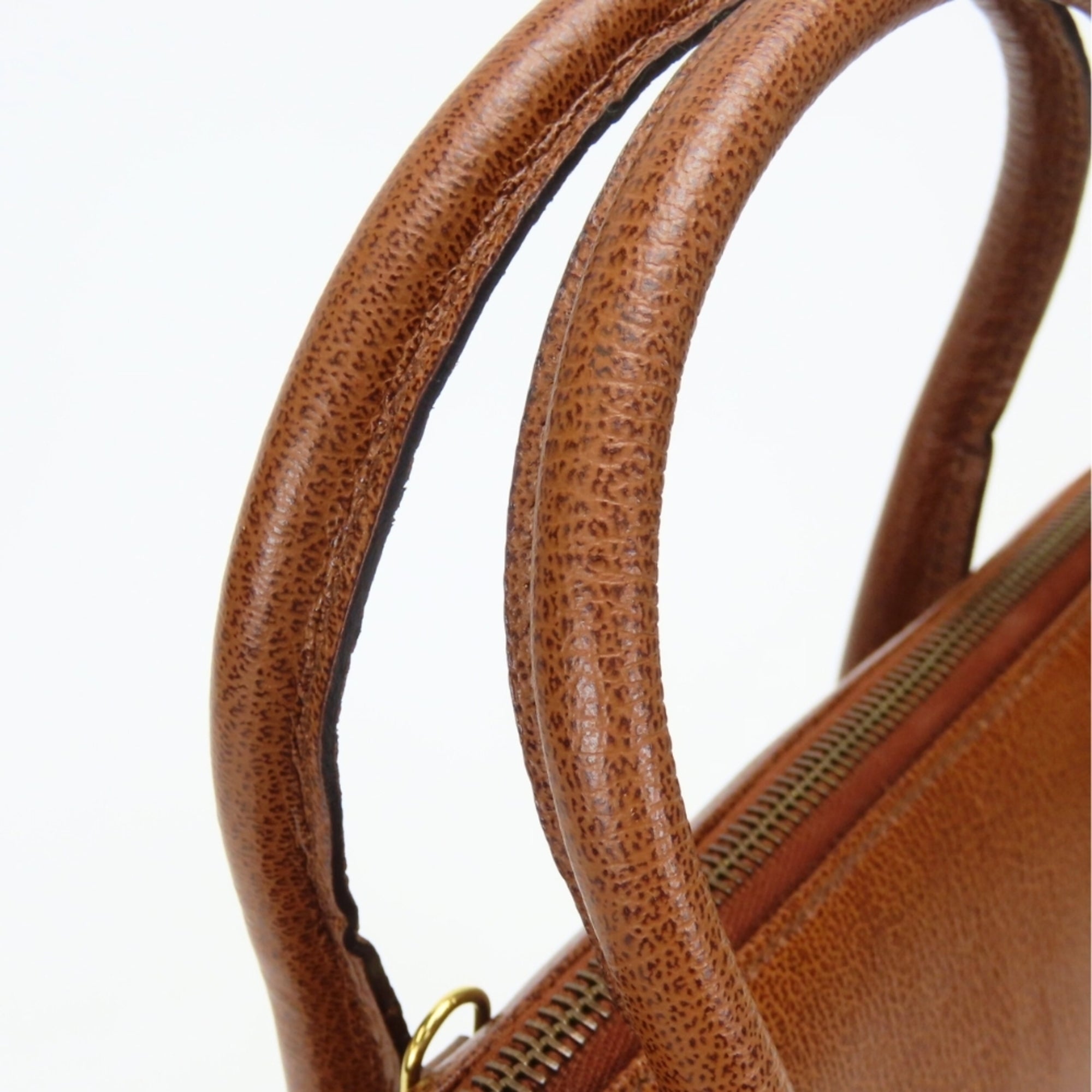 Salvatore Ferragamo Brown Leather Handbag (Pre-Owned)