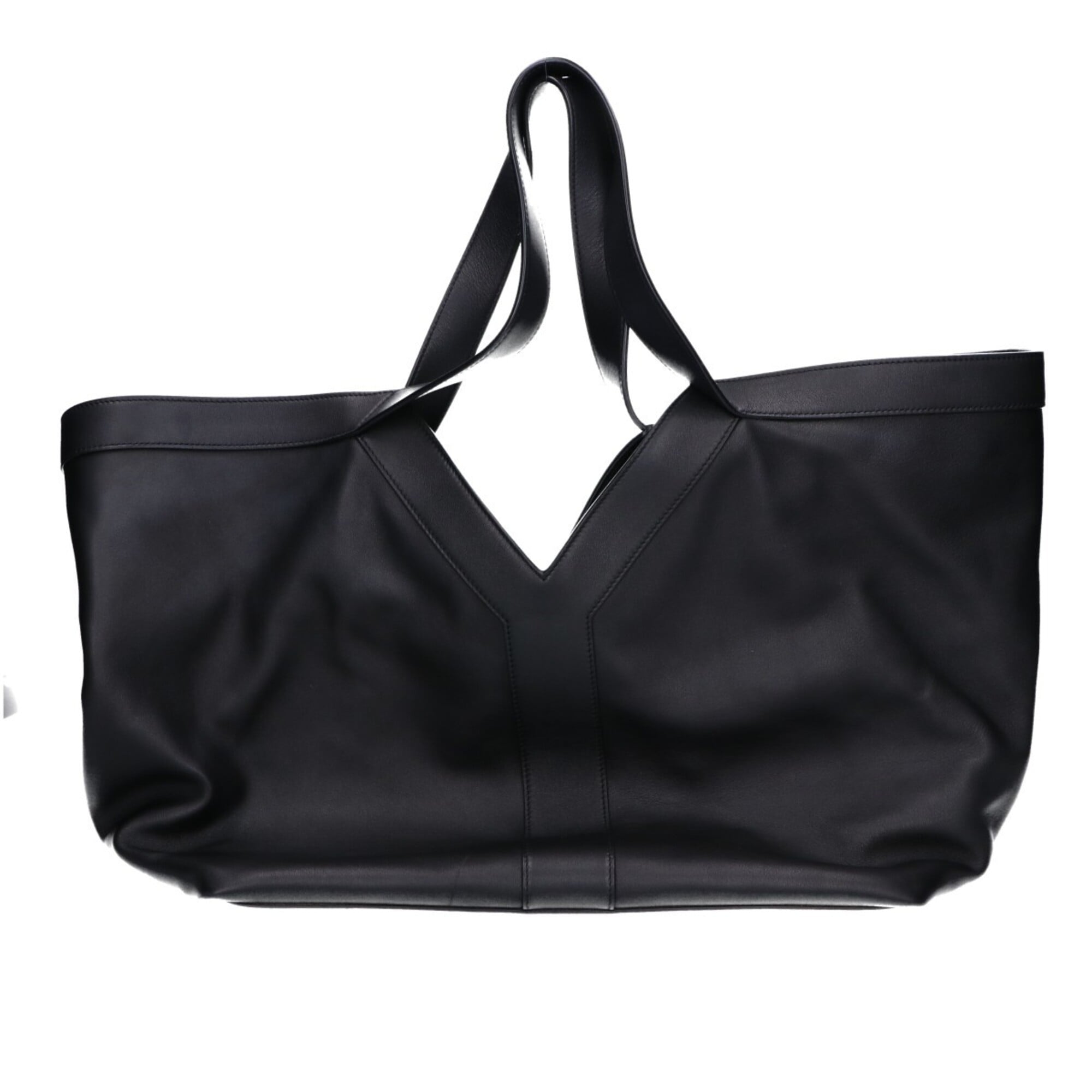 Saint Laurent Black Leather Tote Bag (Pre-Owned)