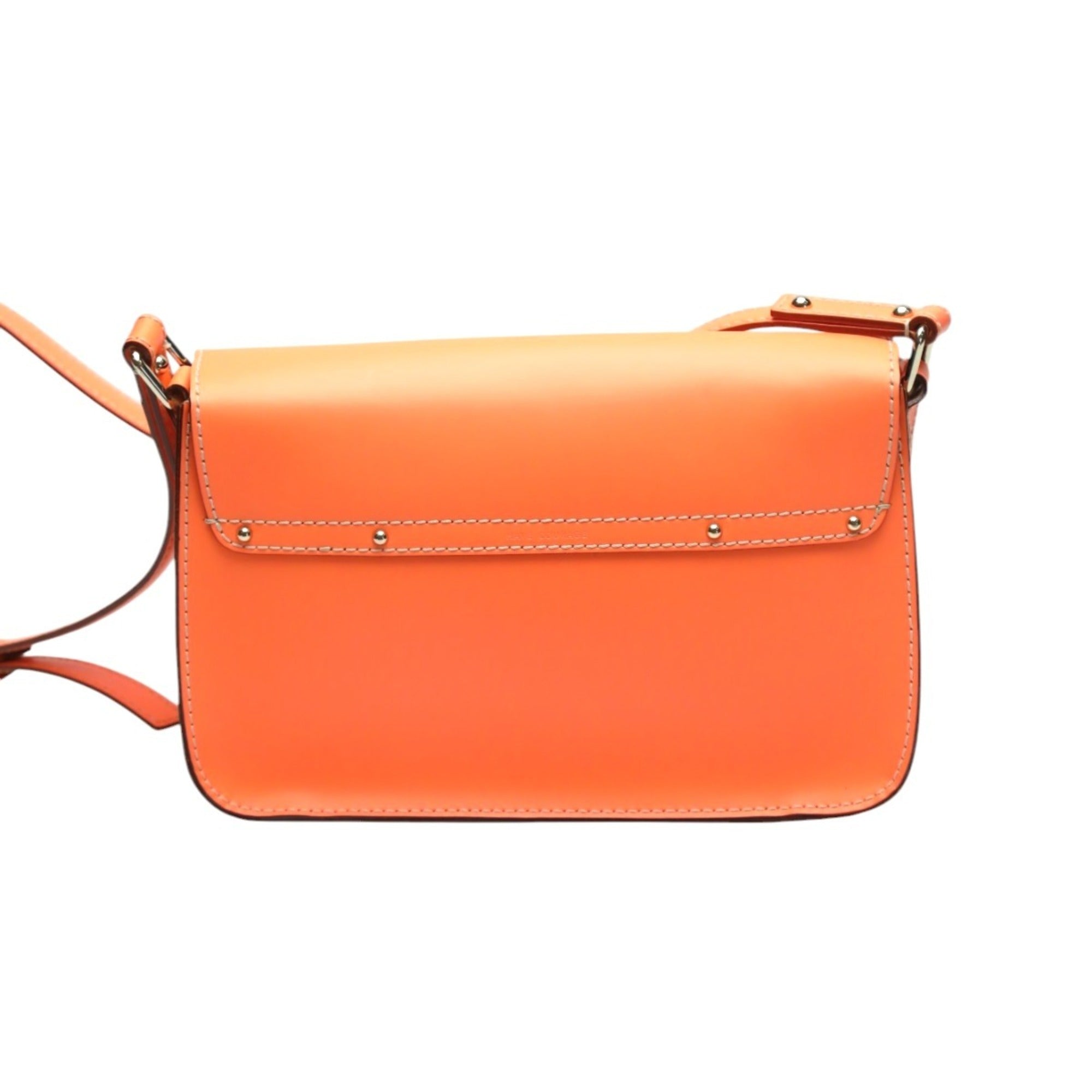 Kate Spade Orange Leather Pochette Shoulder Bag (Pre-Owned)