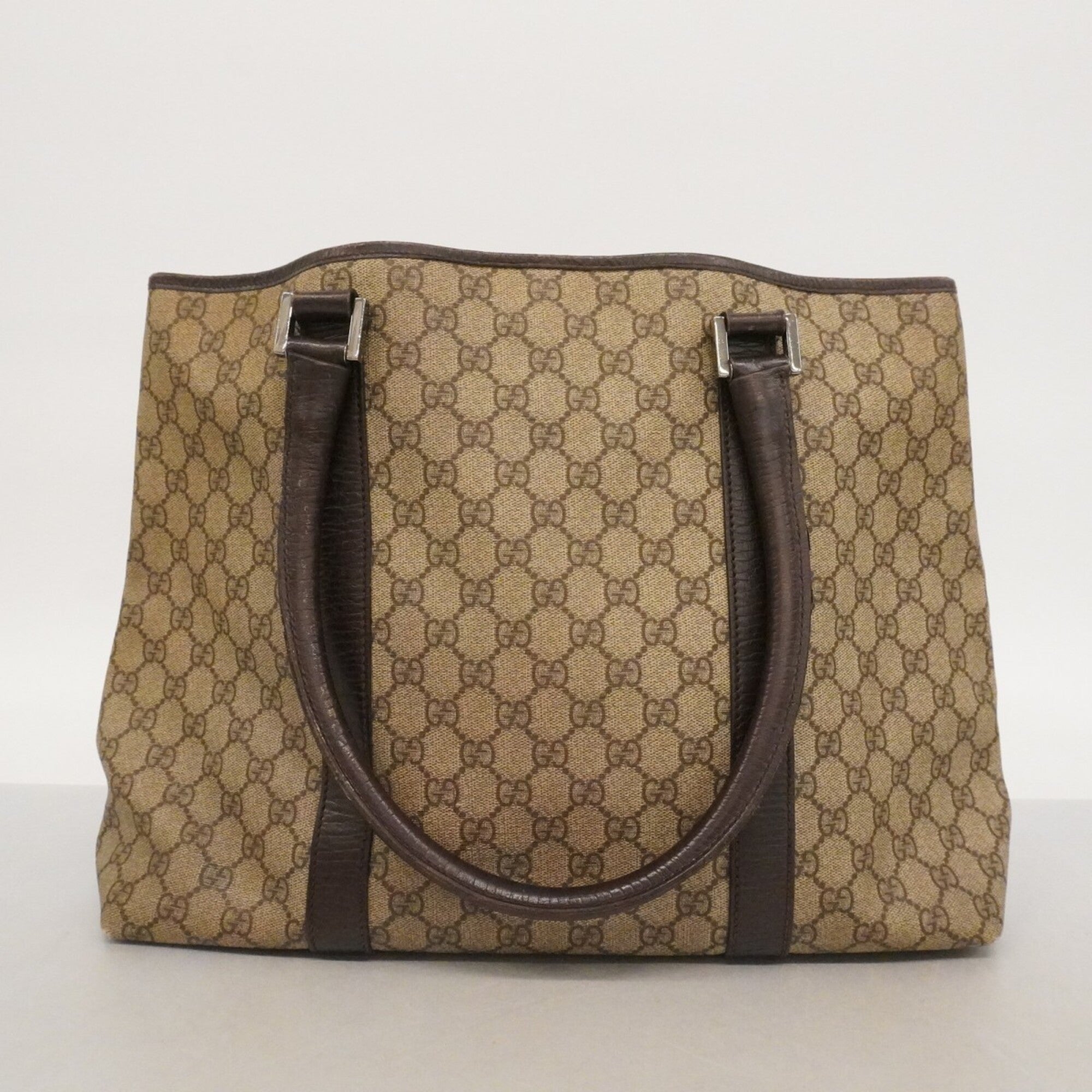 Gucci Brown Pvc Tote Bag (Pre-Owned)