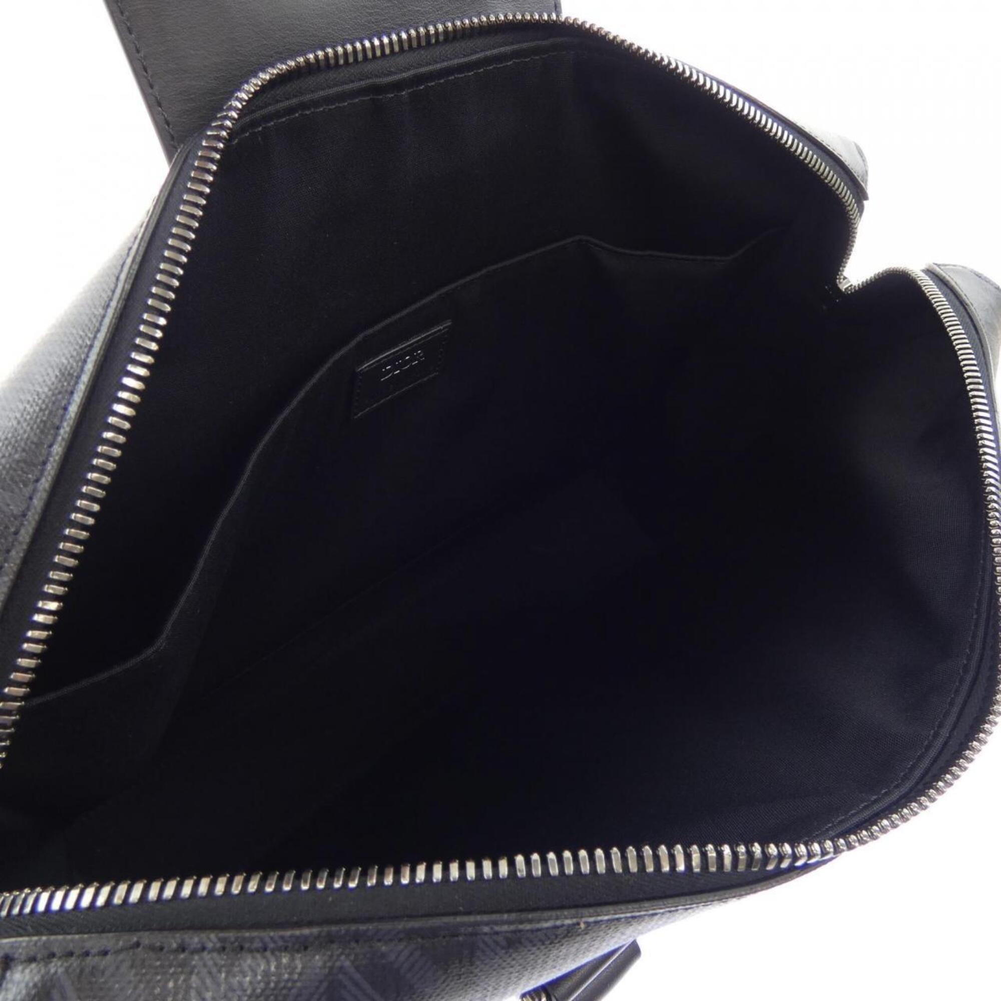 Christian Dior Black Gray Handbag (Pre-Owned)