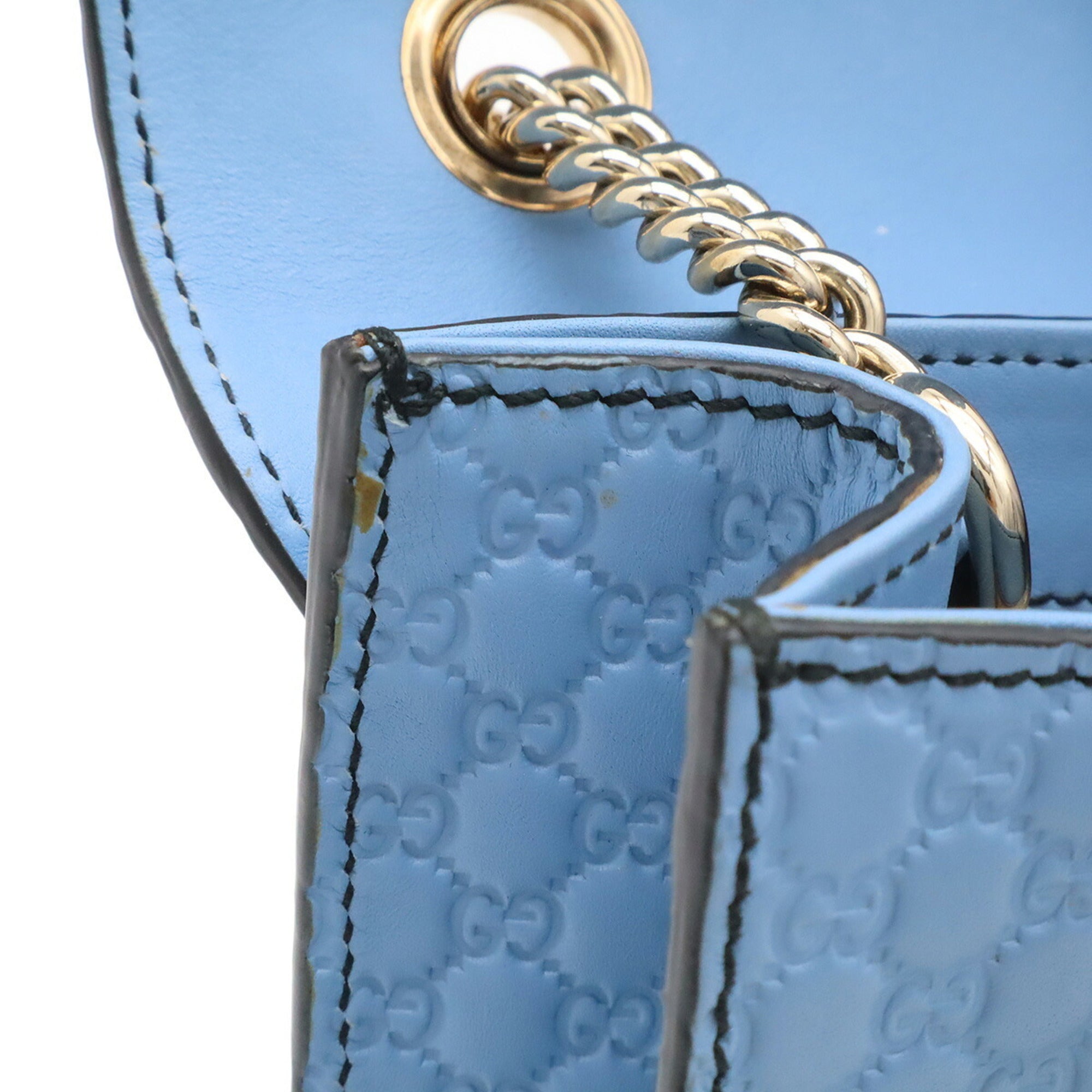 Gucci Light Blue Pochette Shoulder Bag (Pre-Owned)