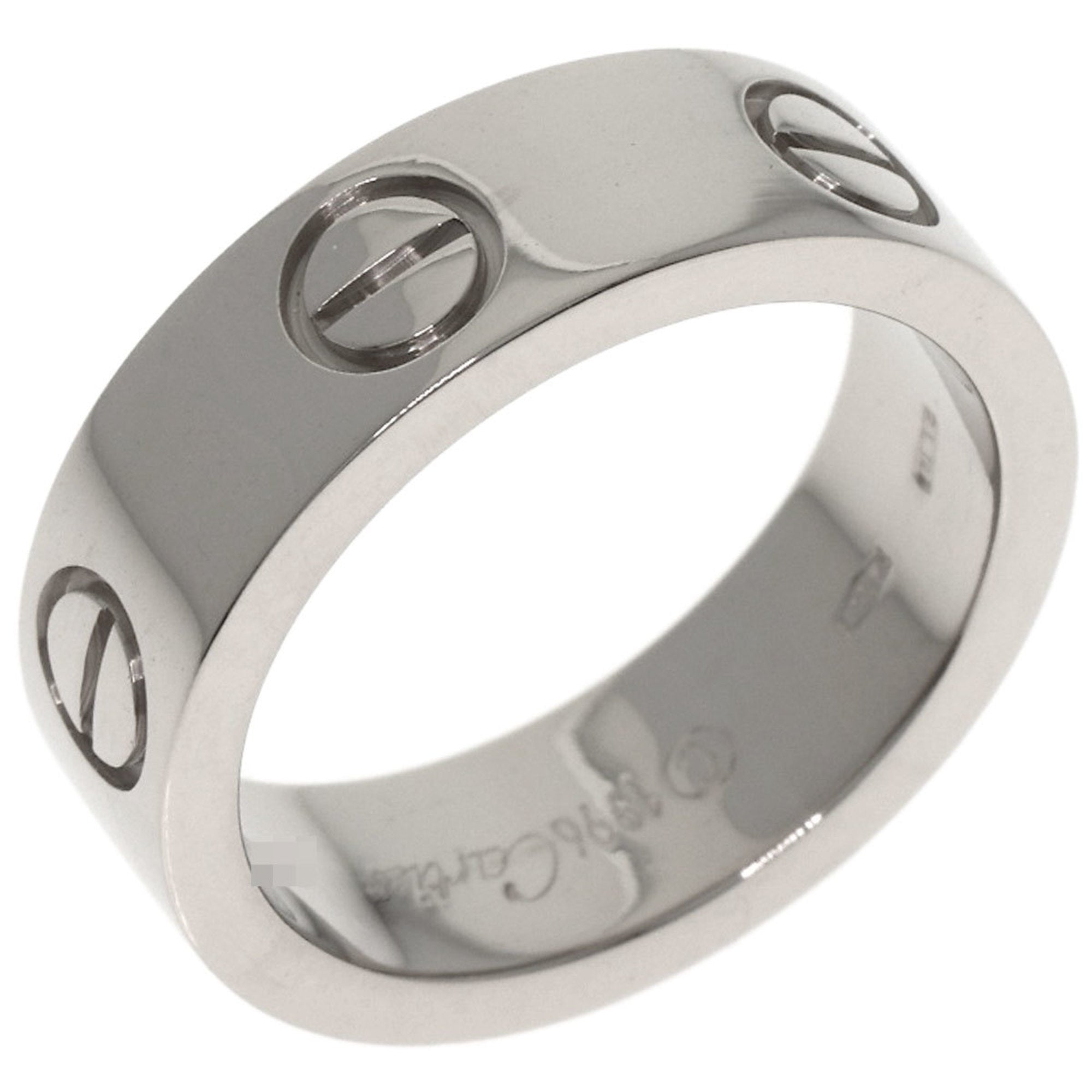 Cartier Love White Gold (18K) Band Ring (Pre-Owned)
