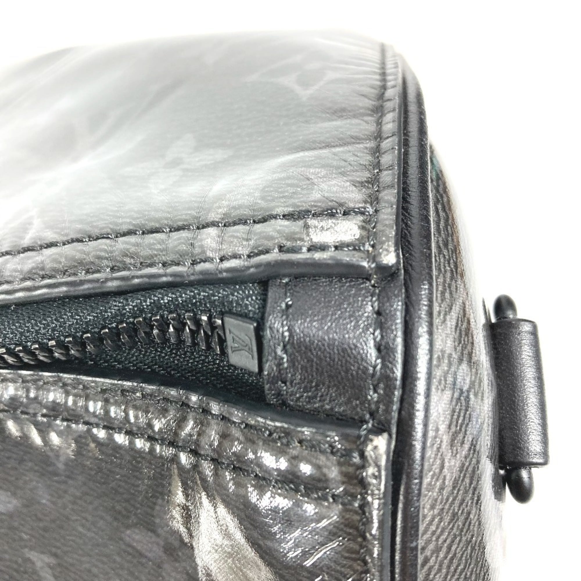 Louis Vuitton Monogram Eclipse Black Monogram Eclipse Boston Bag Shoulder Bag (Pre-Owned)