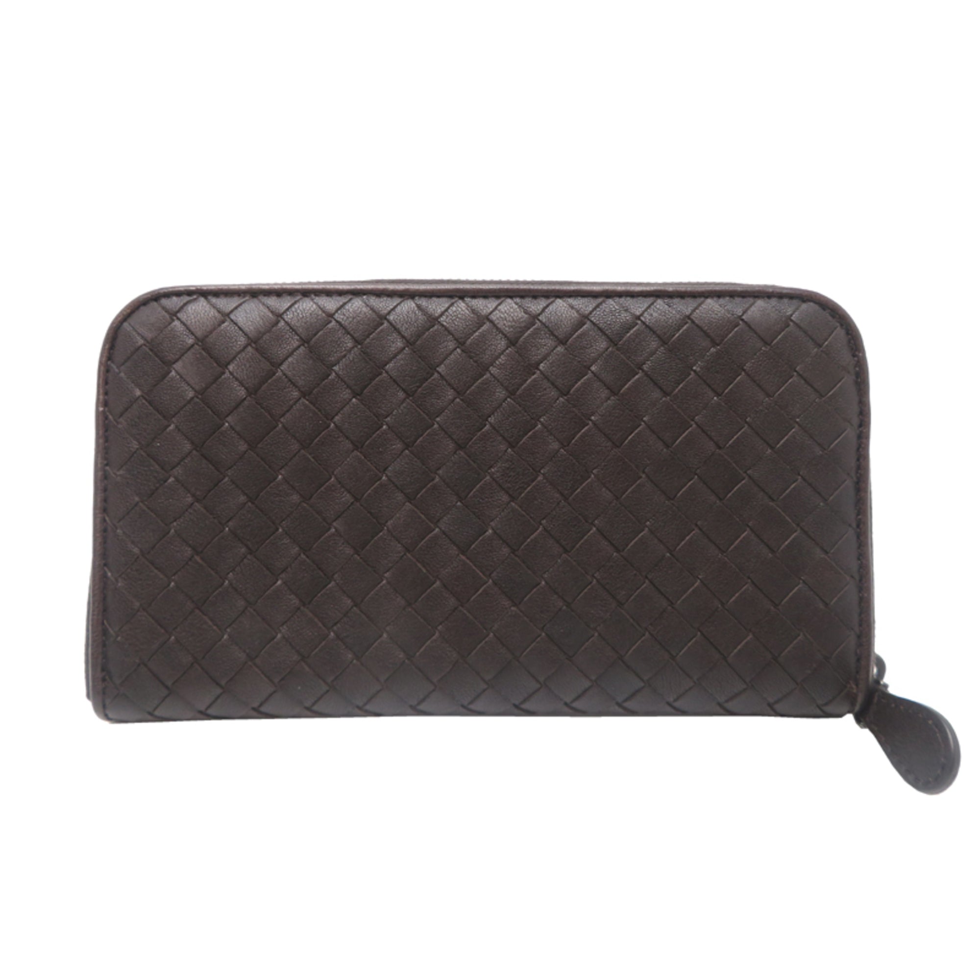 Bottega Veneta Brown Leather Long Wallet (Bi-Fold) (Pre-Owned)