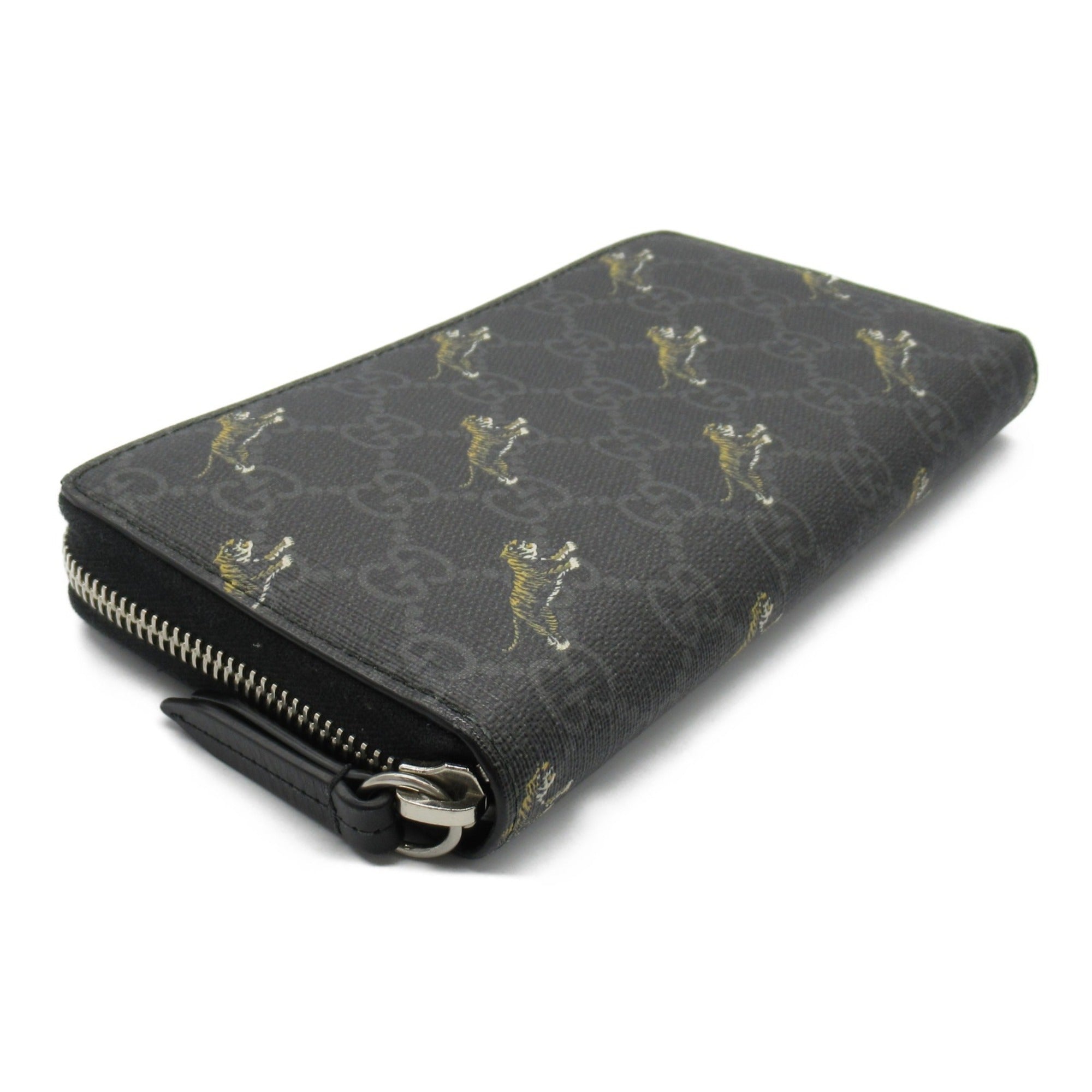 Gucci Black Leather Long Wallet (Bi-Fold) (Pre-Owned)
