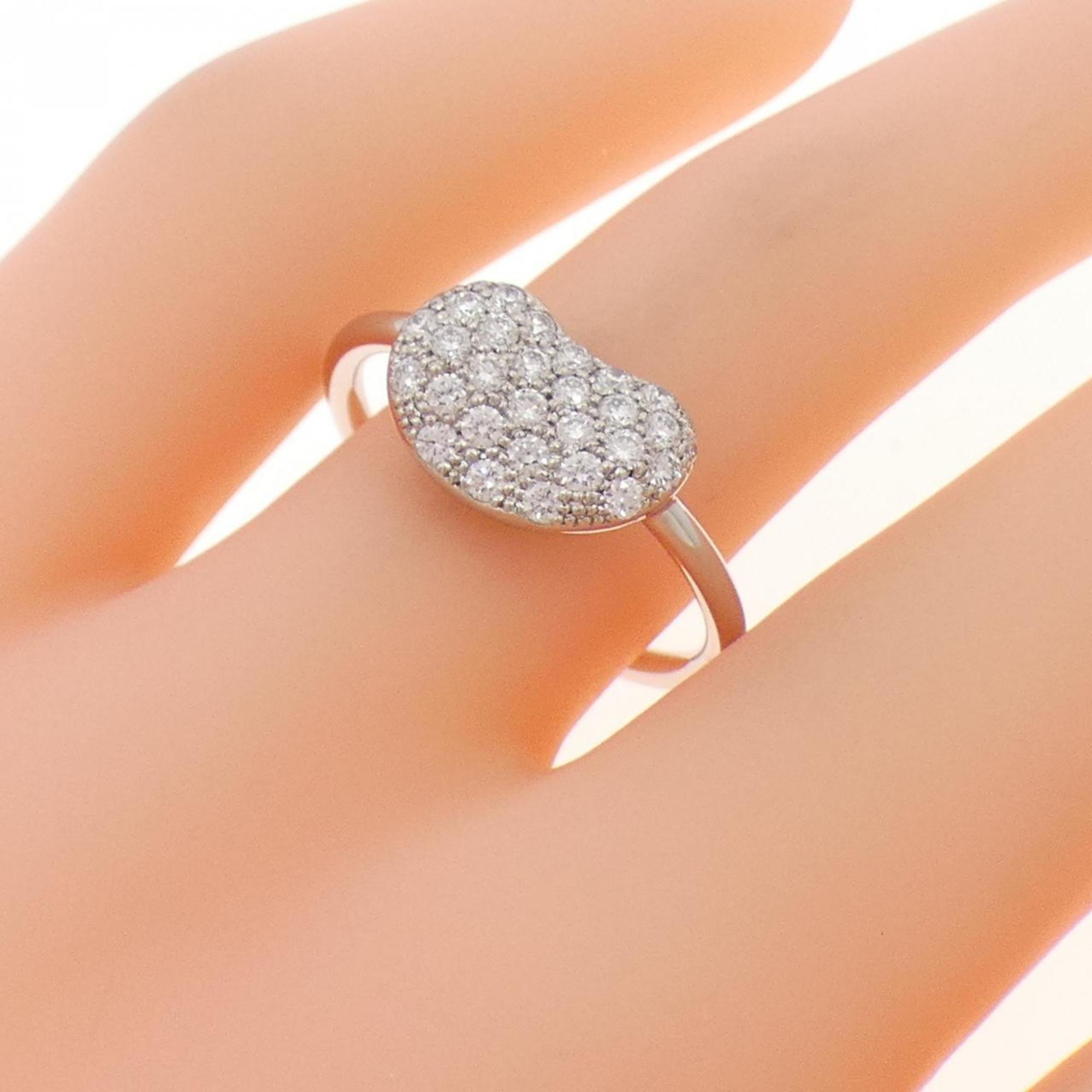 Tiffany Bean Platinum 950 Band Ring (Pre-Owned)