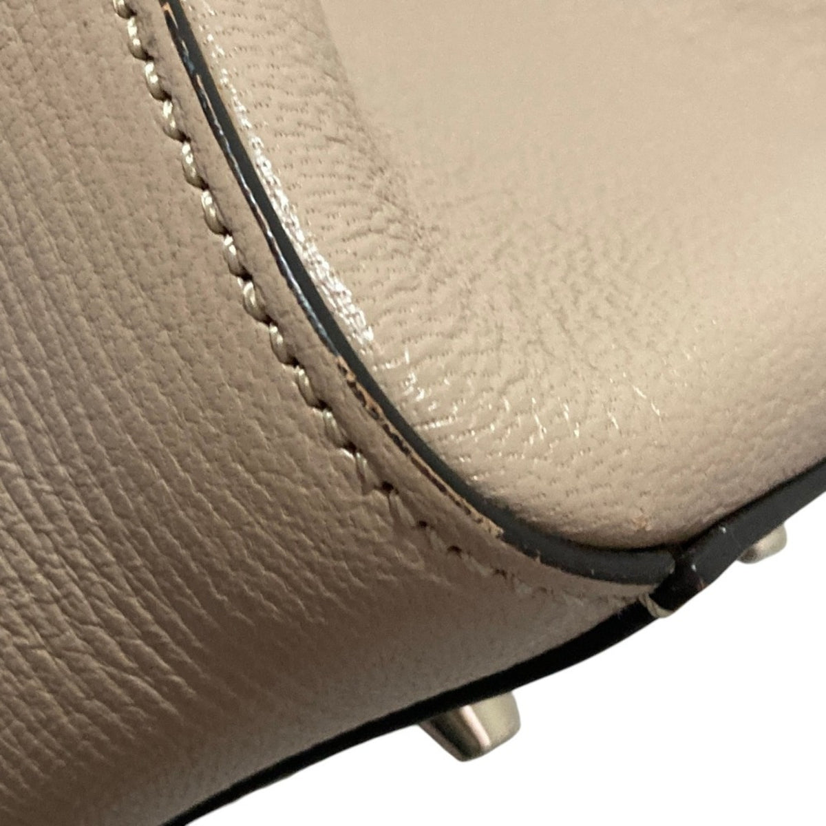 Anya Hindmarch Beige Leather Shoulder Bag Tote Bag (Pre-Owned)