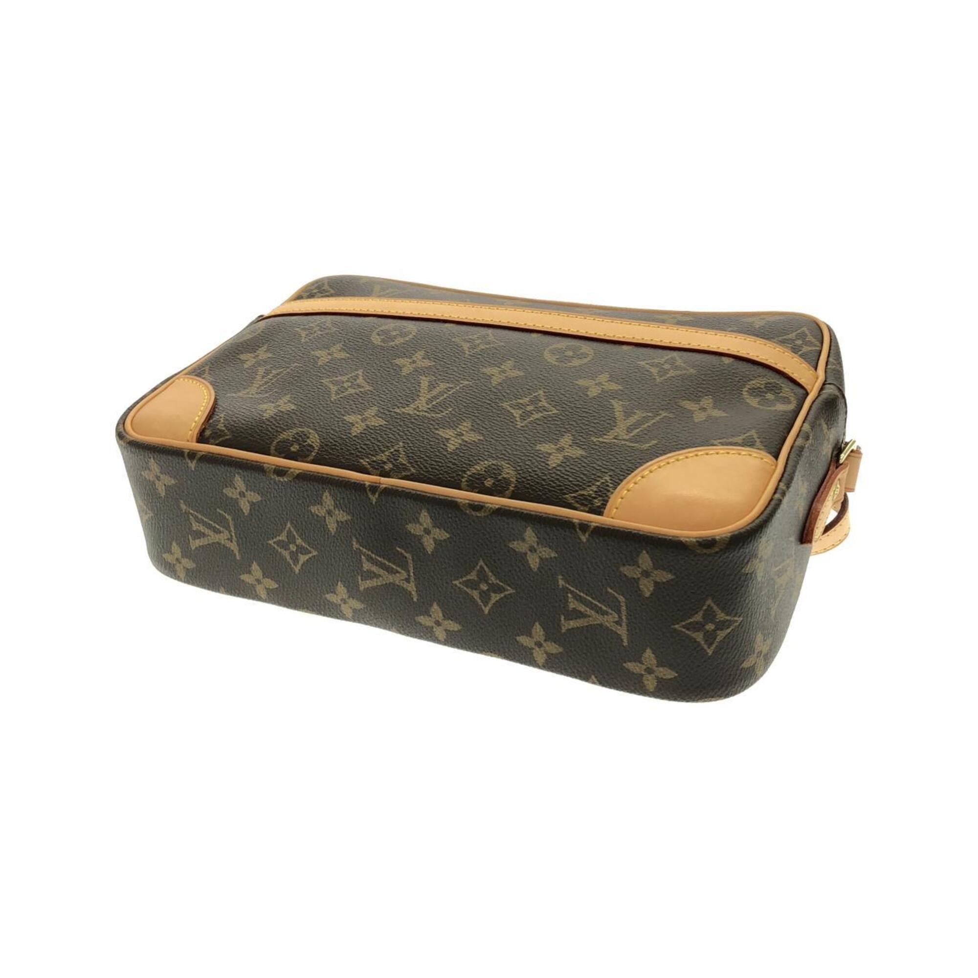 Louis Vuitton Marron Monogram Coated Canvas Shoulder Bag (Pre-Owned)
