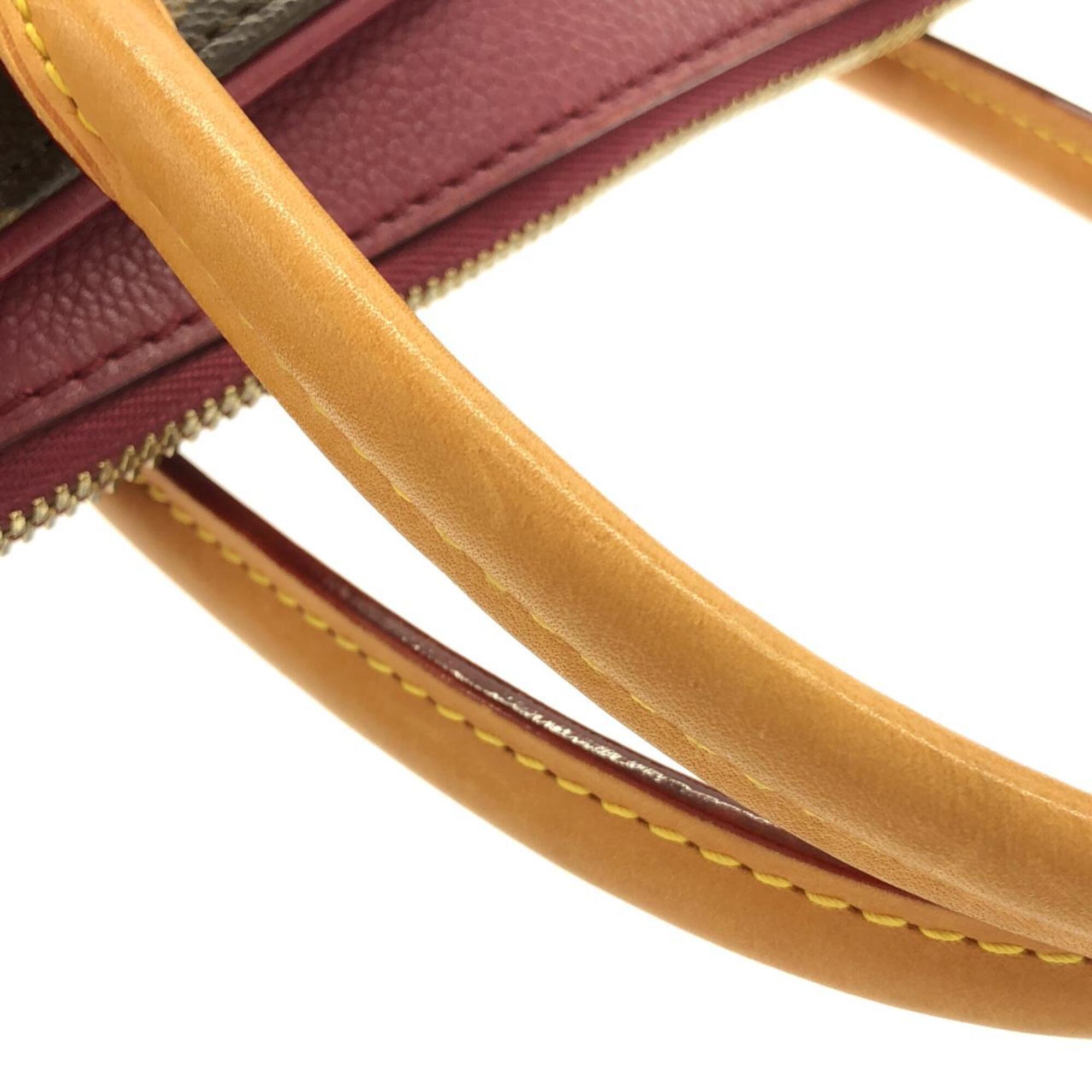 Louis Vuitton Aurore Marron Coated Canvas Handbag (Pre-Owned)