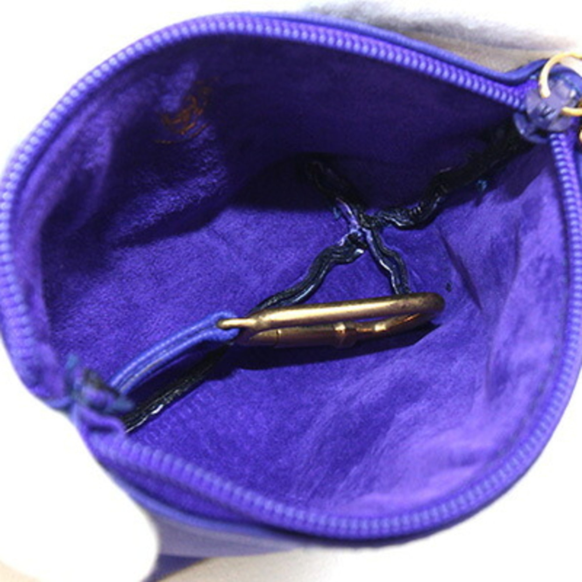 Gucci Blue Leather Coin Purse/Coin Case (Pre-Owned)