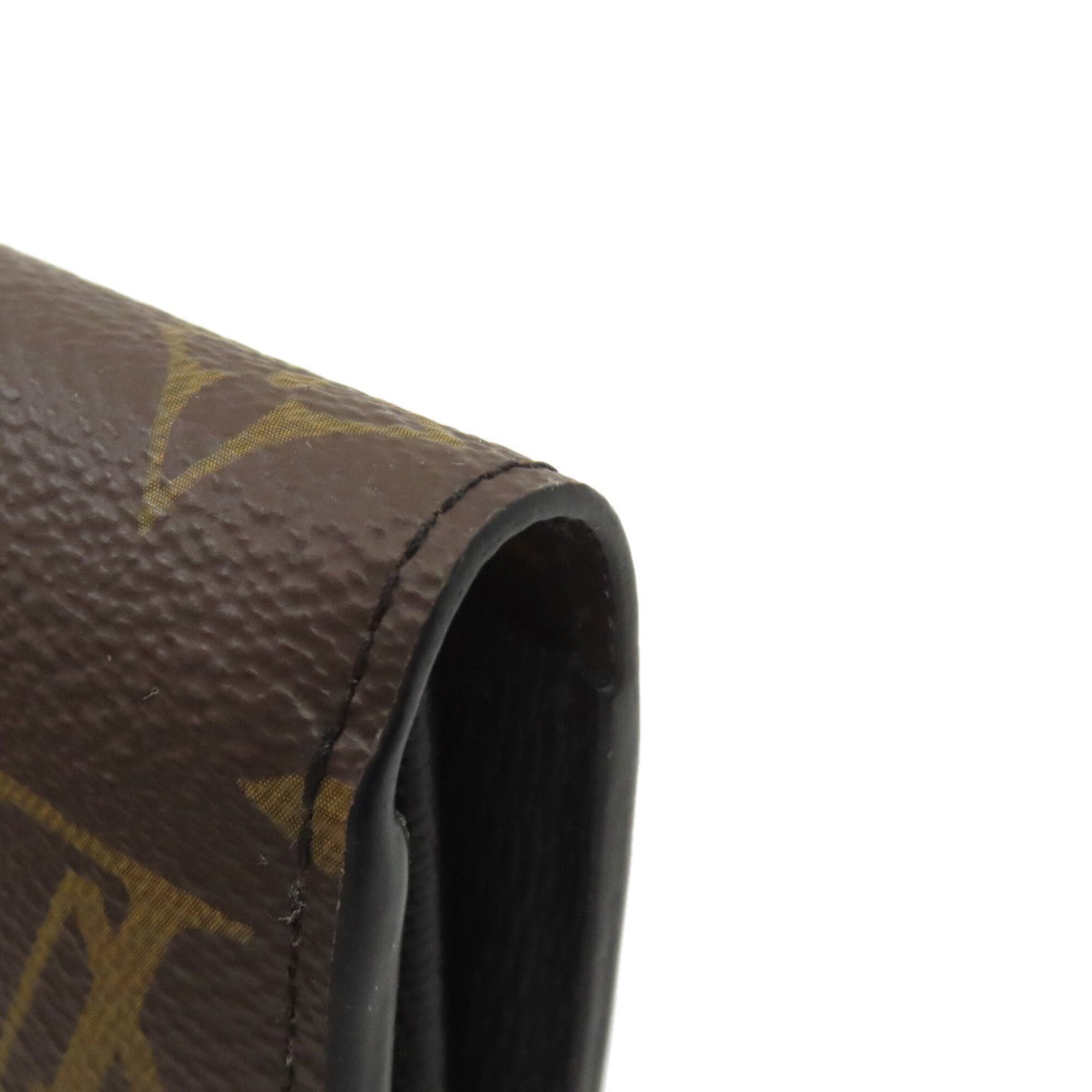 Louis Vuitton Monogram Black Monogram Monogram Long Wallet (Bi-Fold) (Pre-Owned)