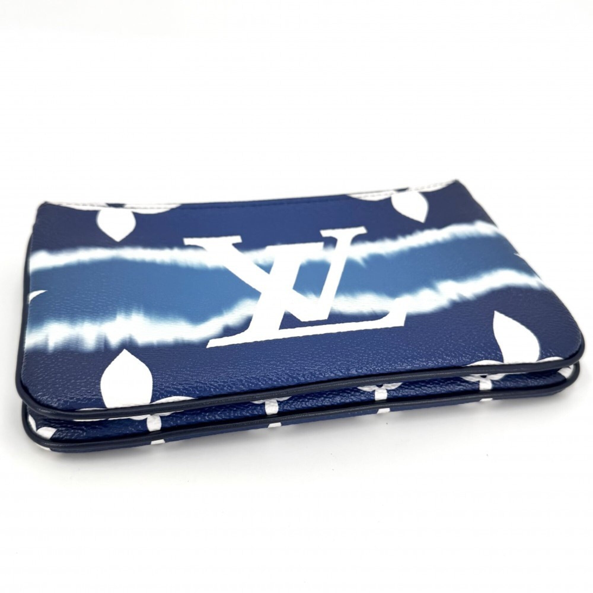 Louis Vuitton Blue Monogram Pochette Shoulder Bag (Pre-Owned)