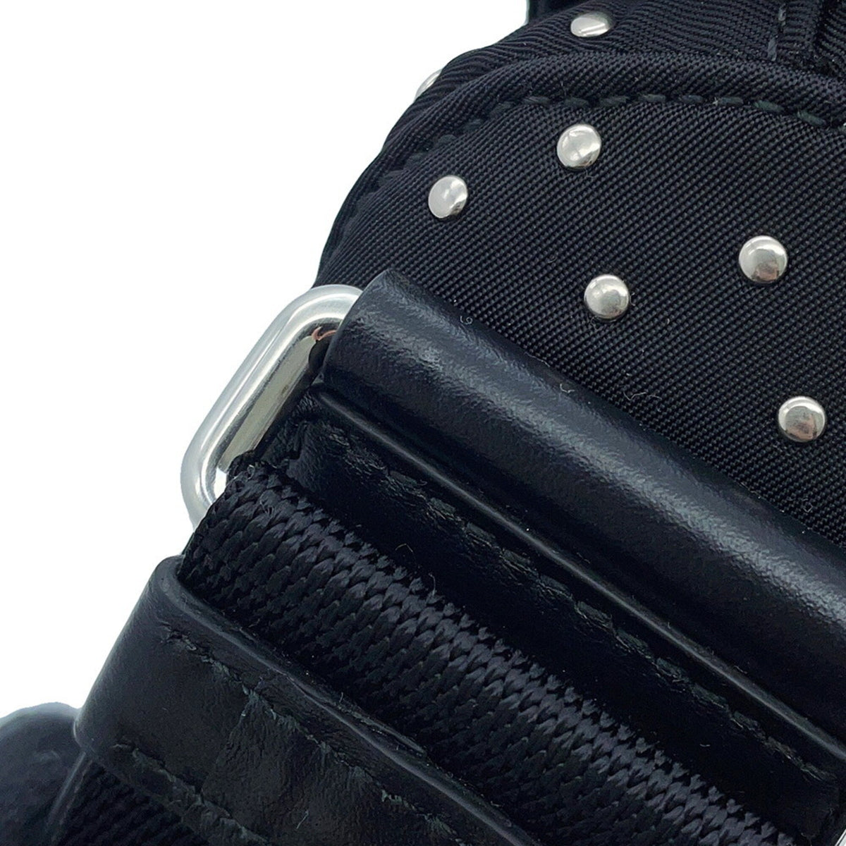 Prada Black Nylon Handbag Shoulder Bag (Pre-Owned)