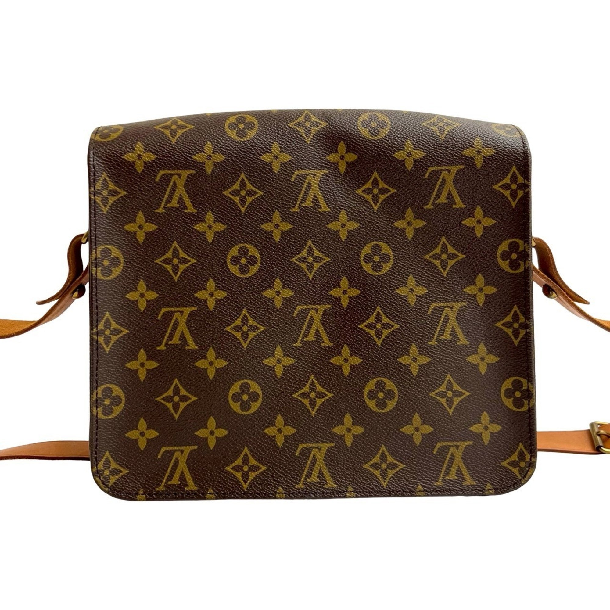 Louis Vuitton Brown Leather Pvc Pochette Shoulder Bag (Pre-Owned)