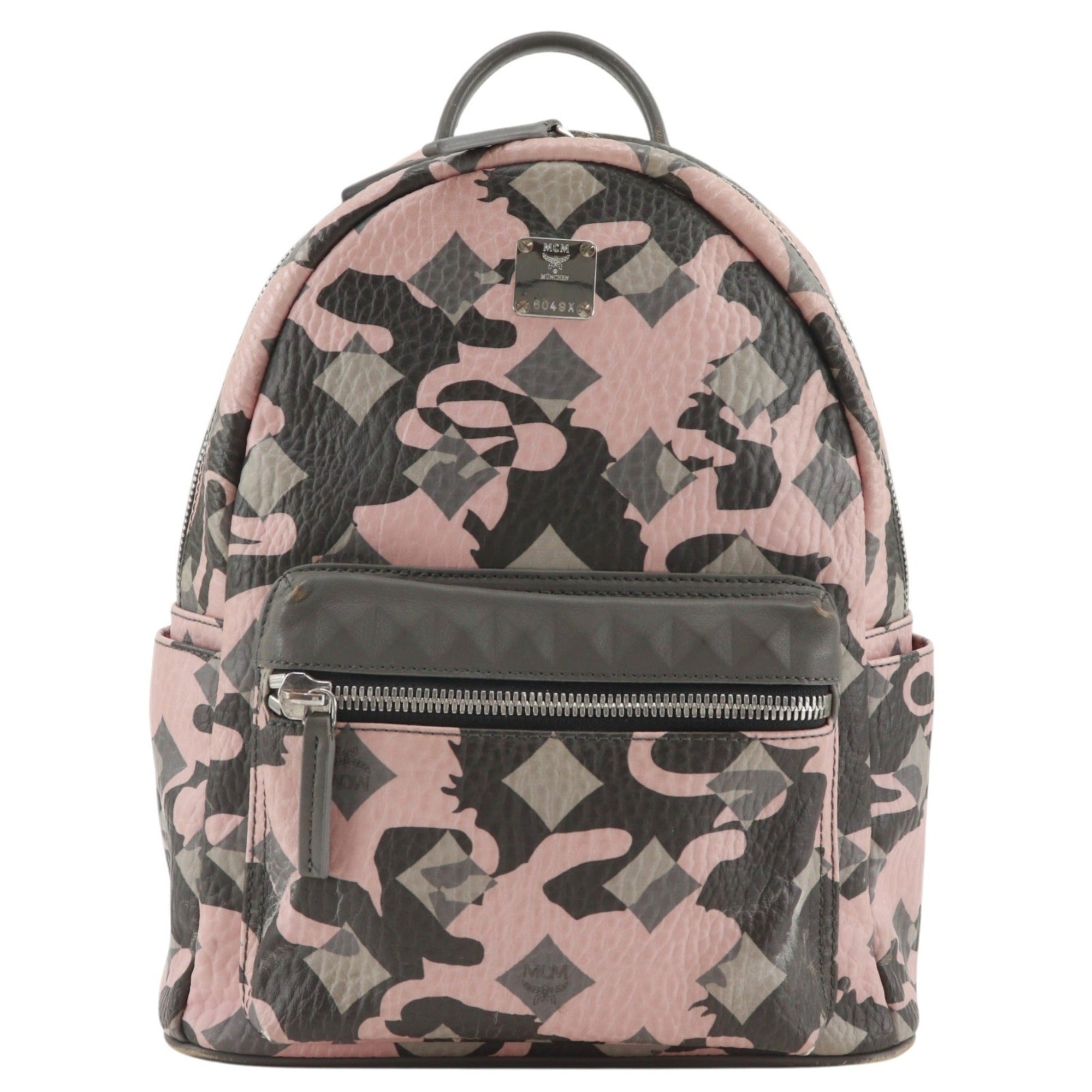 Mcm Pink Leather Backpack (Pre-Owned)