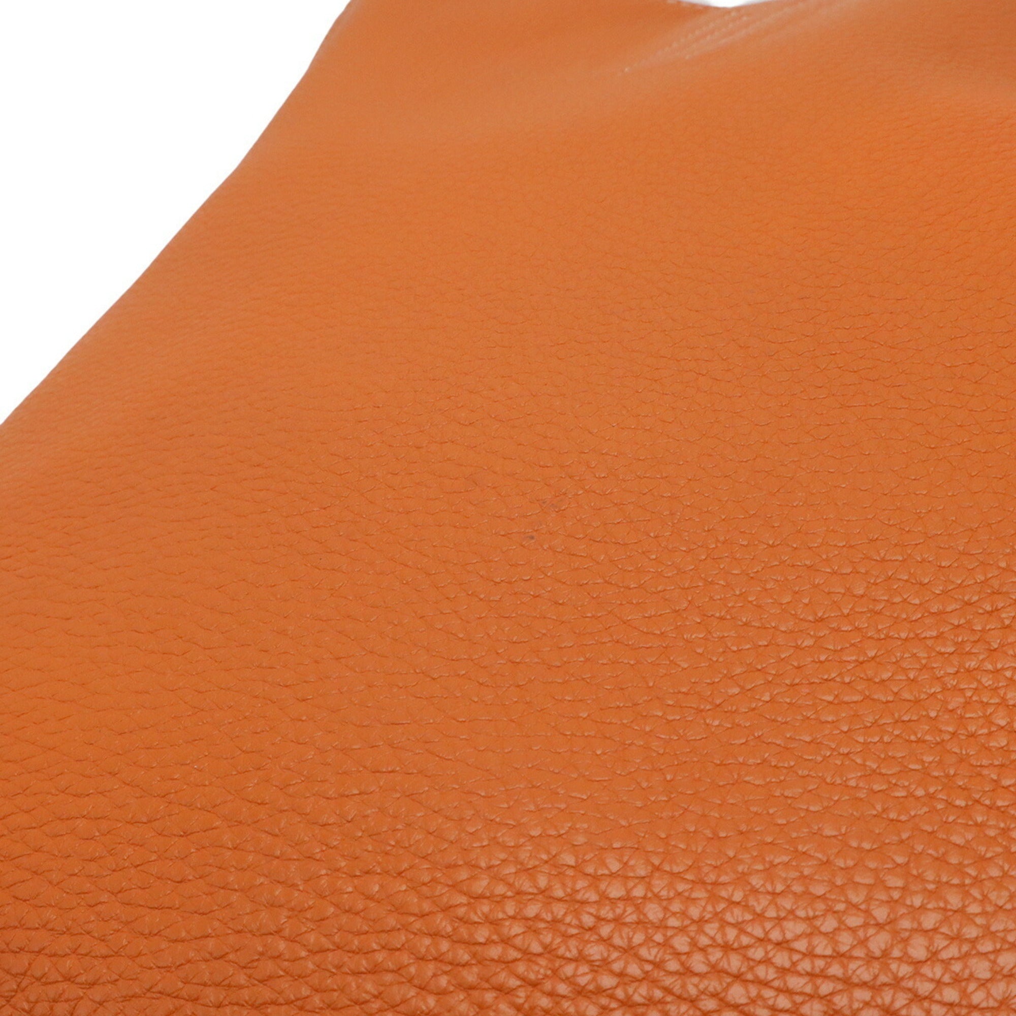 Hermes Orange Yellow Taurillon Clemence Leather Tote Bag (Pre-Owned)