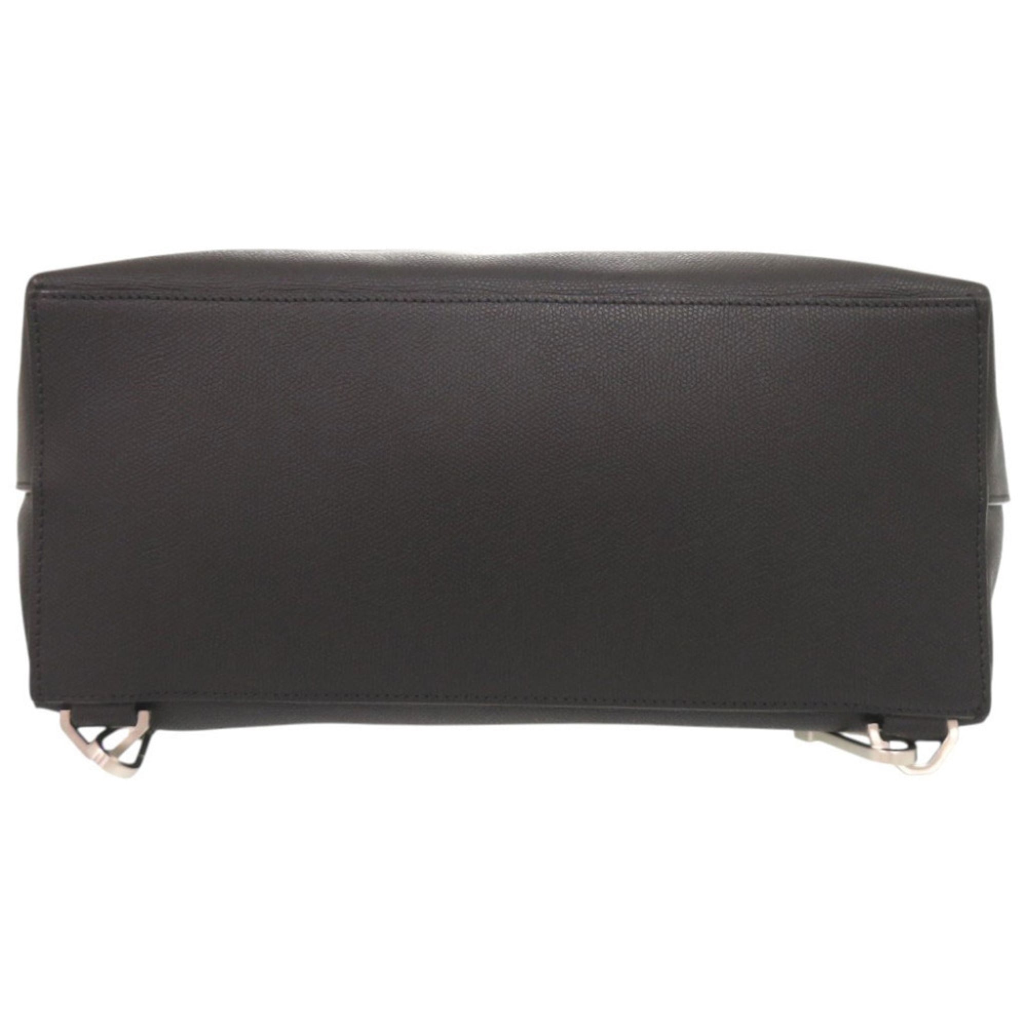 Valextra Black Leather Tote Bag (Pre-Owned)