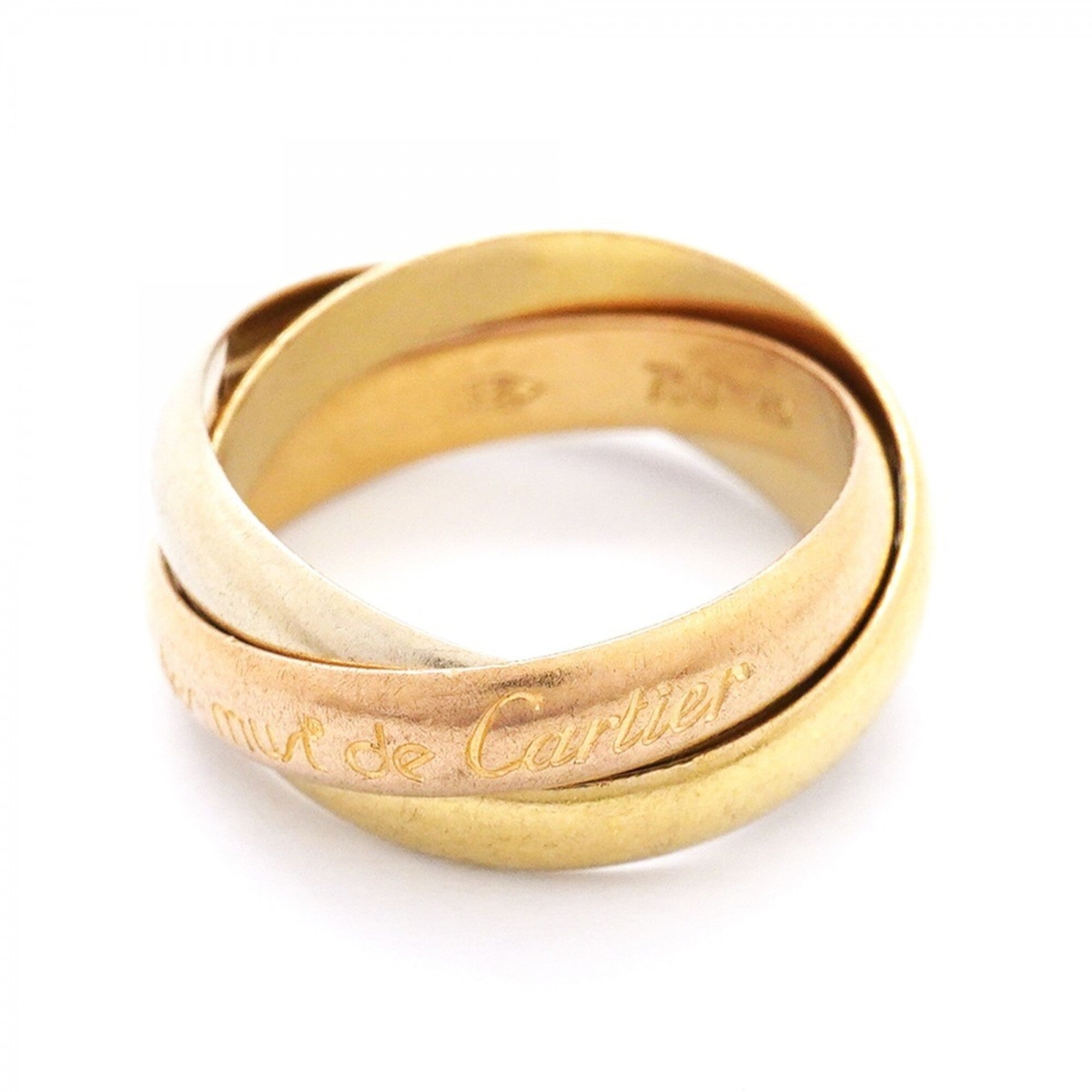 Cartier Yellow Gold (18K) Pink Gold (18K) White Gold (18K) Band Ring (Pre-Owned)