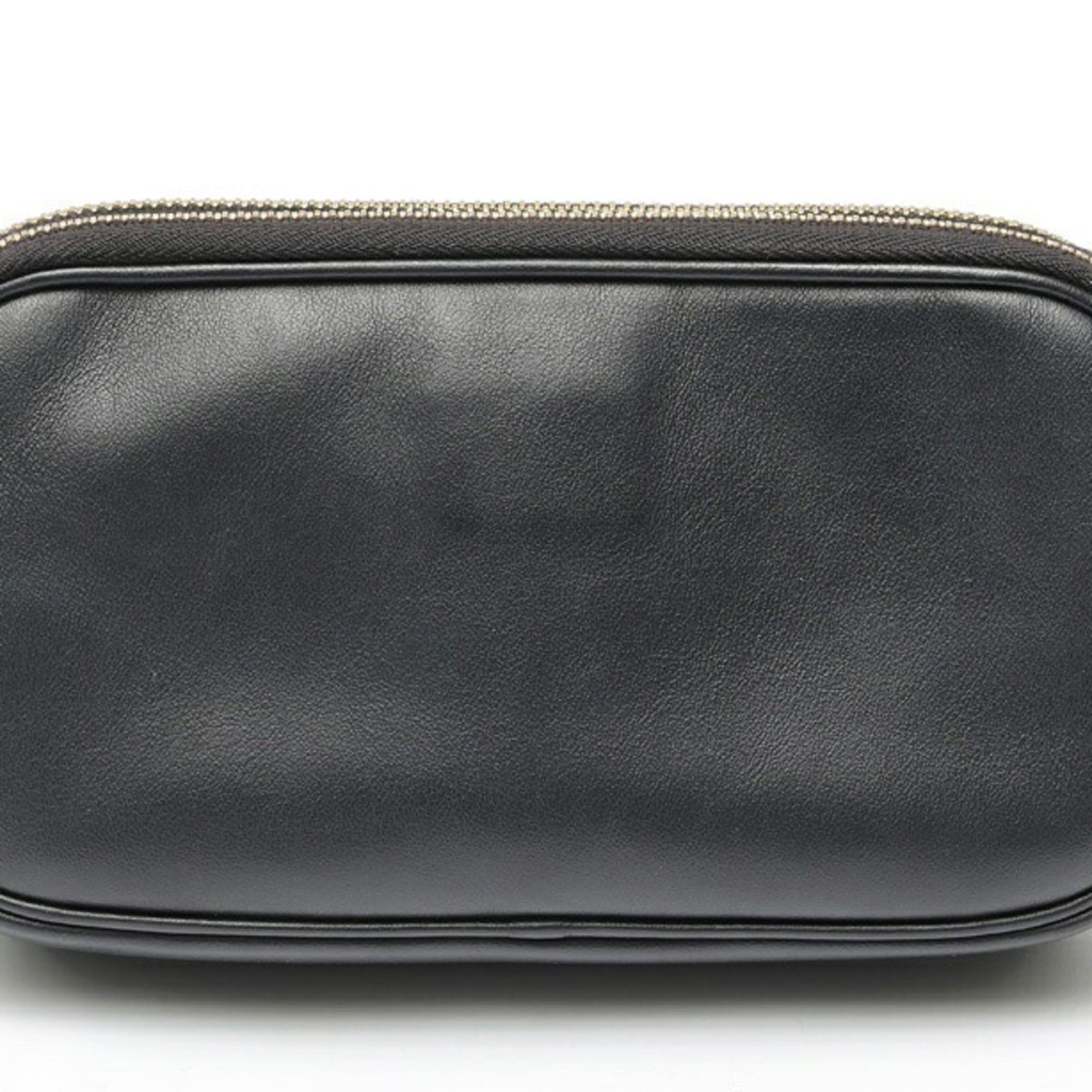 Fendi Black Leather Shoulder Bag (Pre-Owned)