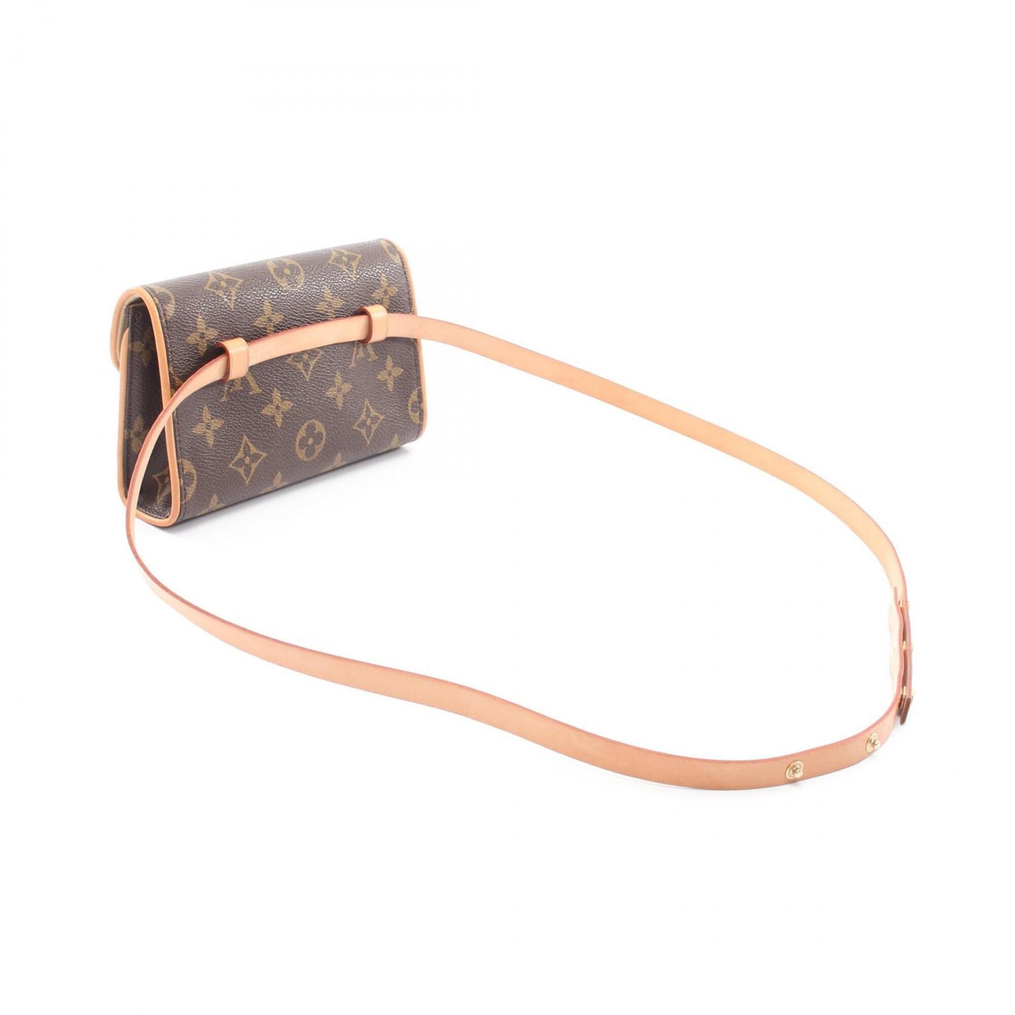 Louis Vuitton Brown Pvc Leather Fanny Pack Handbag (Pre-Owned)