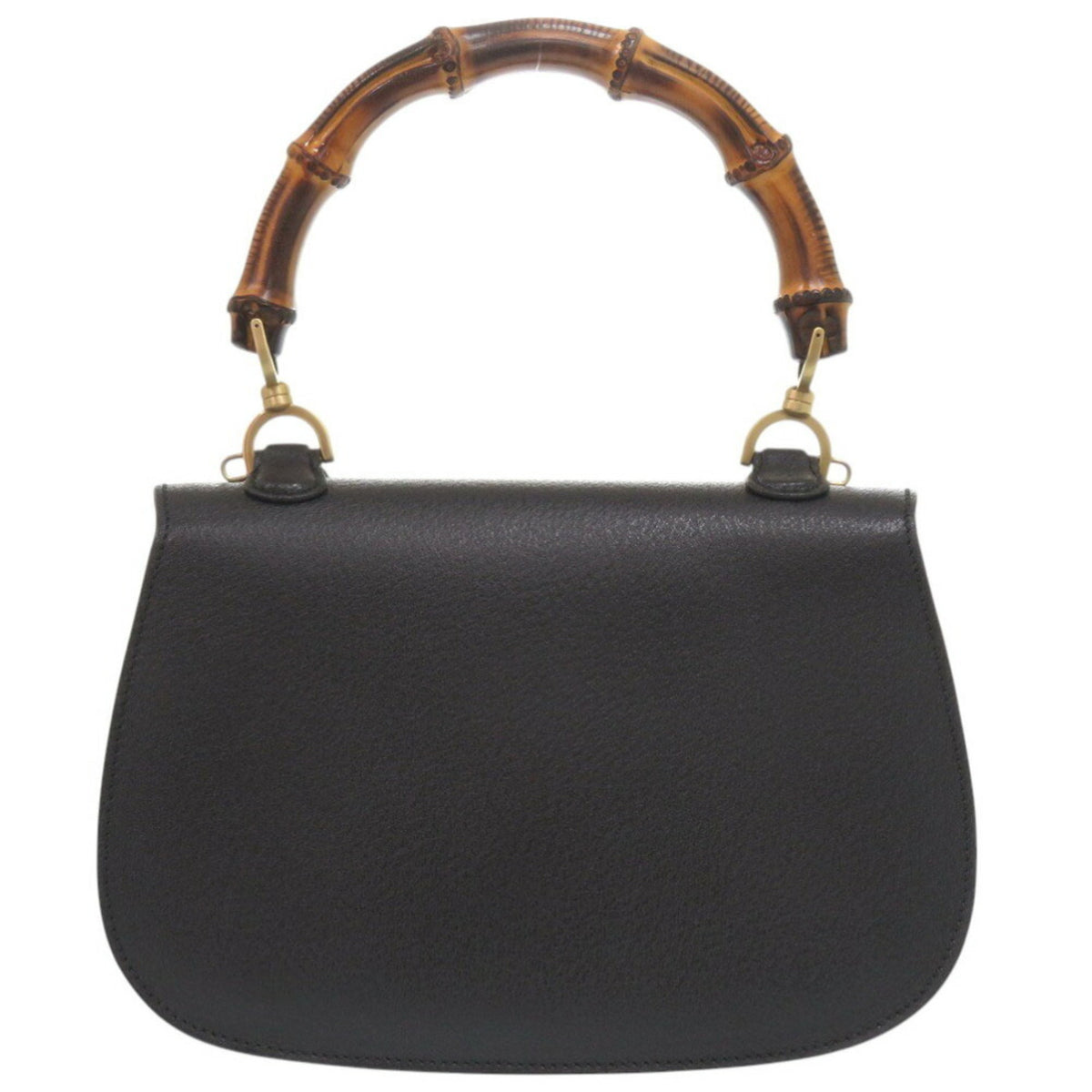 Gucci Black Leather Handbag (Pre-Owned)