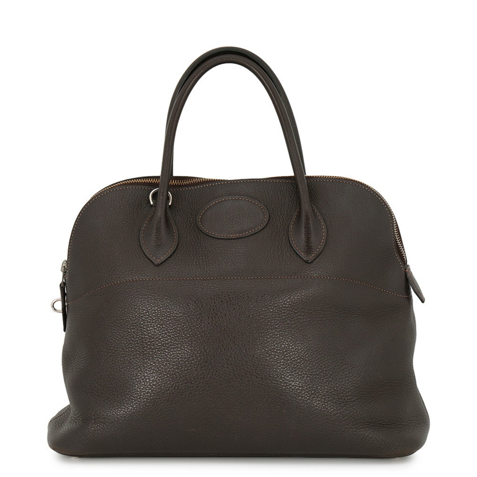 Hermes Cacao Taurillon Clemence Leather Handbag Shoulder Bag (Pre-Owned)