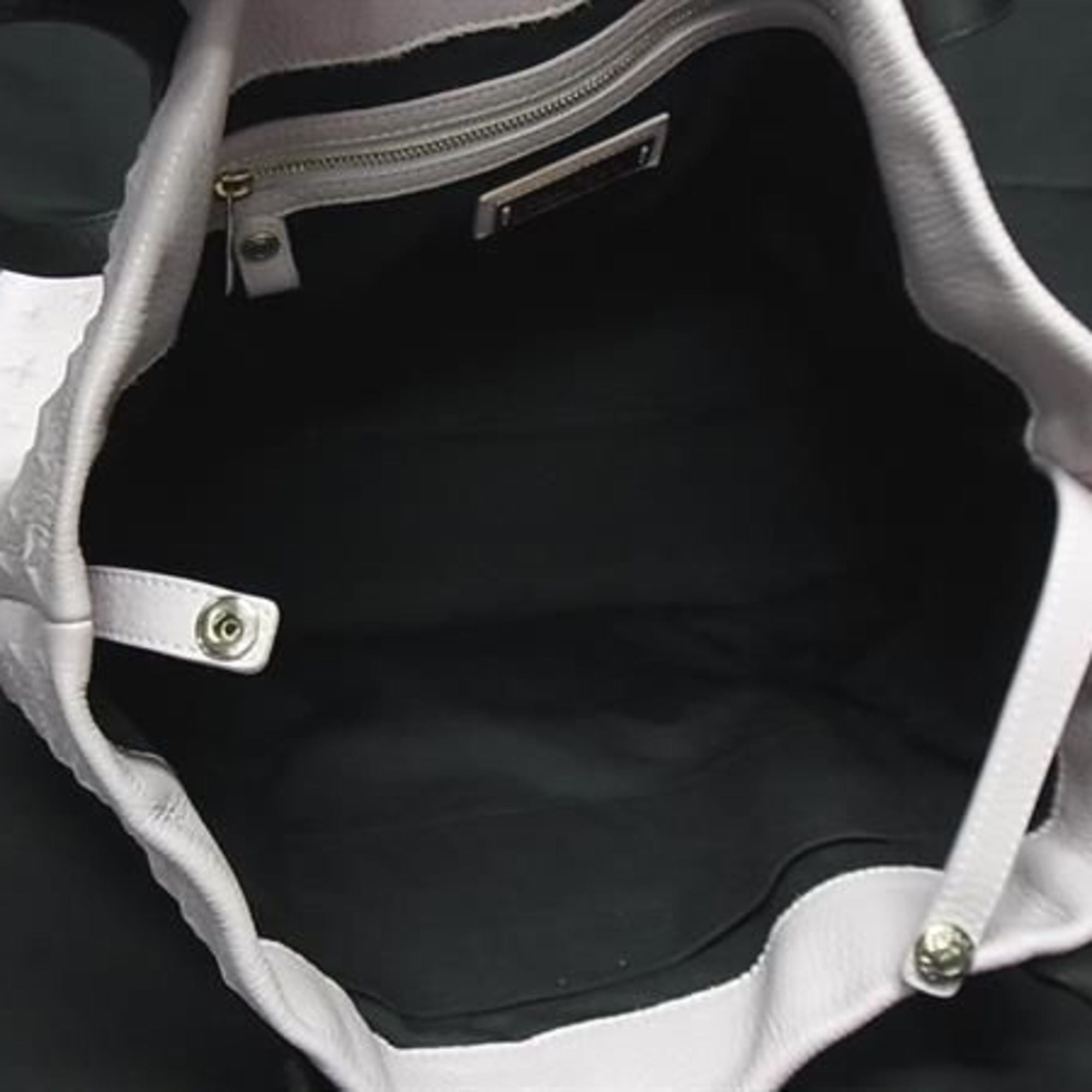 Jimmy Choo Black Purple Leather Handbag Shoulder Bag Tote Bag (Pre-Owned)