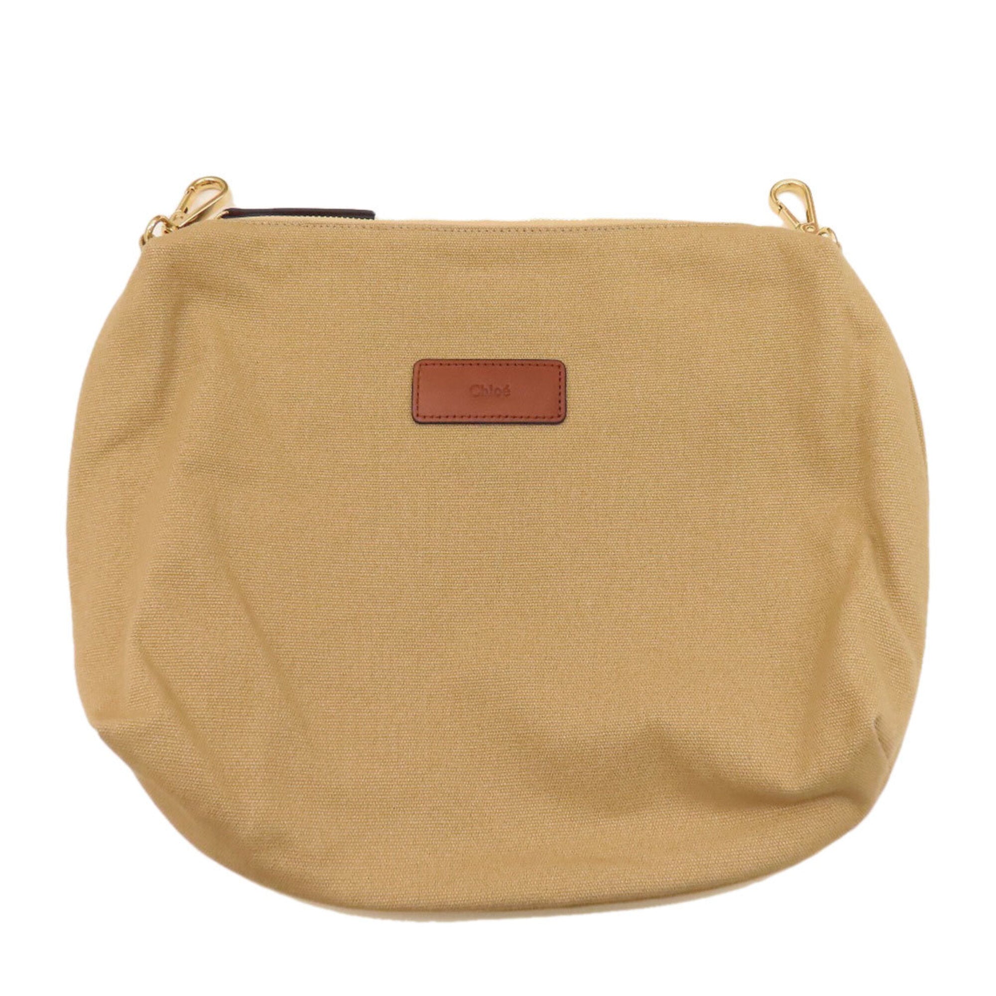 Chloé Brown Canvas Tote Bag (Pre-Owned)