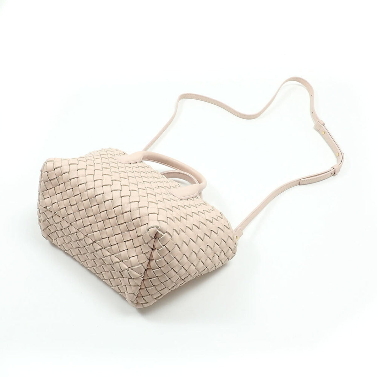 Bottega Veneta Light Pink Leather Handbag (Pre-Owned)