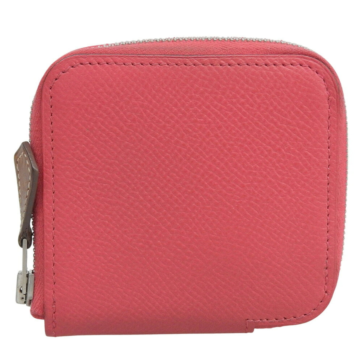 Hermes Pink Epsom Leather Coin Purse/Coin Case (Pre-Owned)