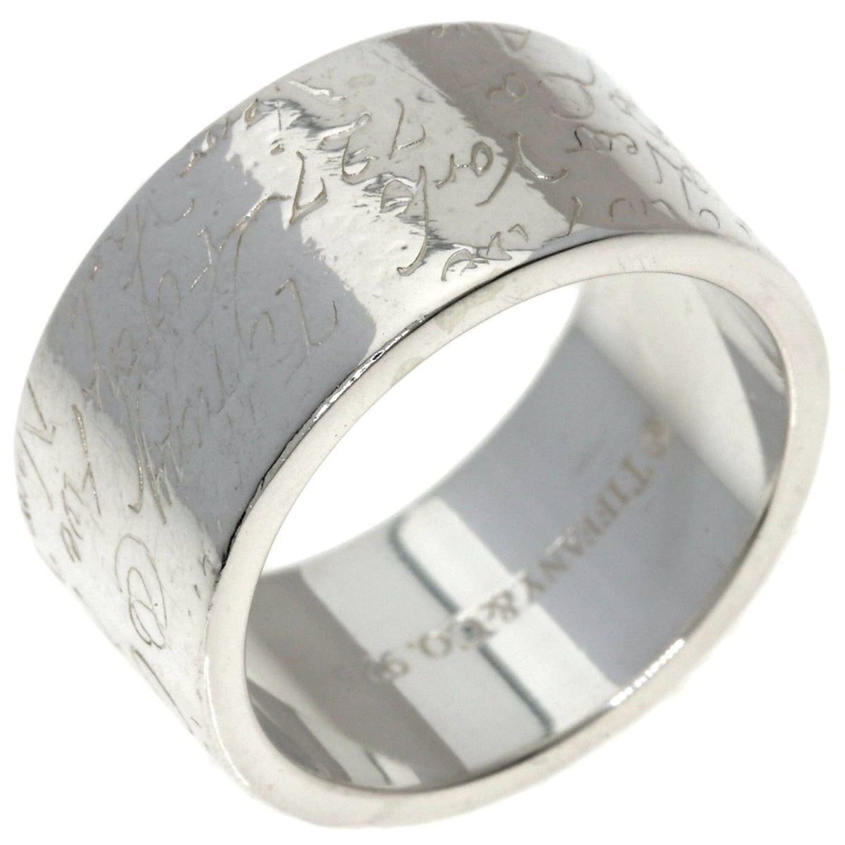 Tiffany Silver Silver Band Ring (Pre-Owned)