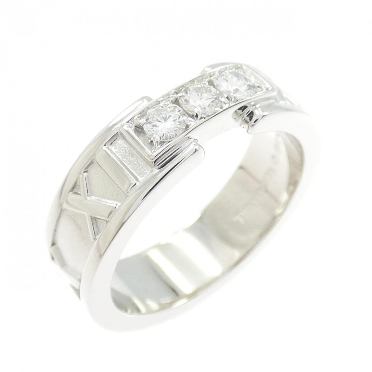 Tiffany White Gold (18K) Band Ring (Pre-Owned)