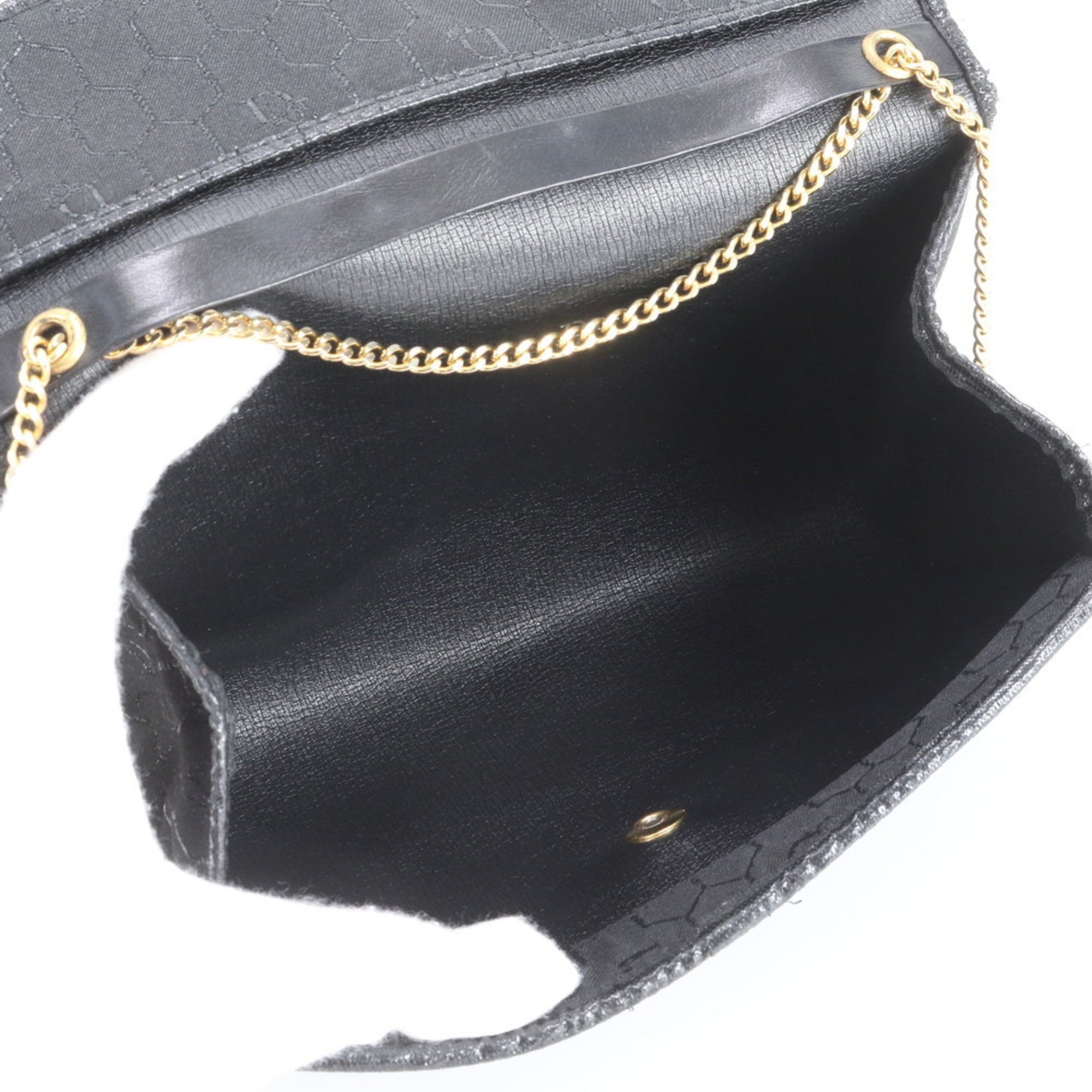 Christian Dior Black Leather Nylon Shoulder Bag (Pre-Owned)