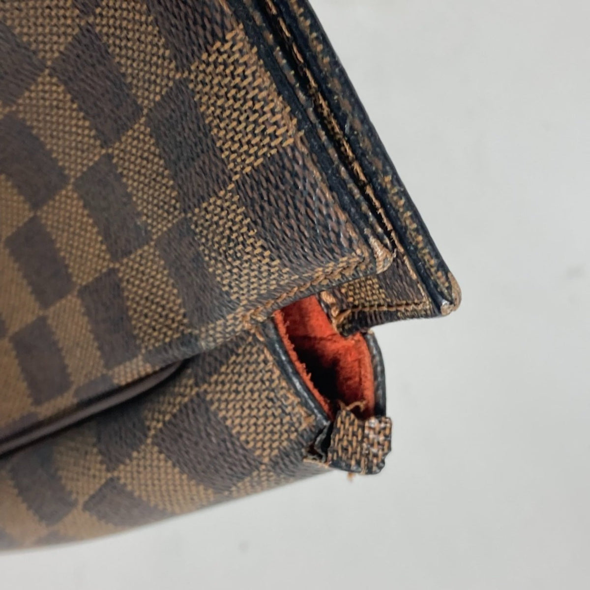 Louis Vuitton Brown Damier Canvas Shoulder Bag Tote Bag (Pre-Owned)