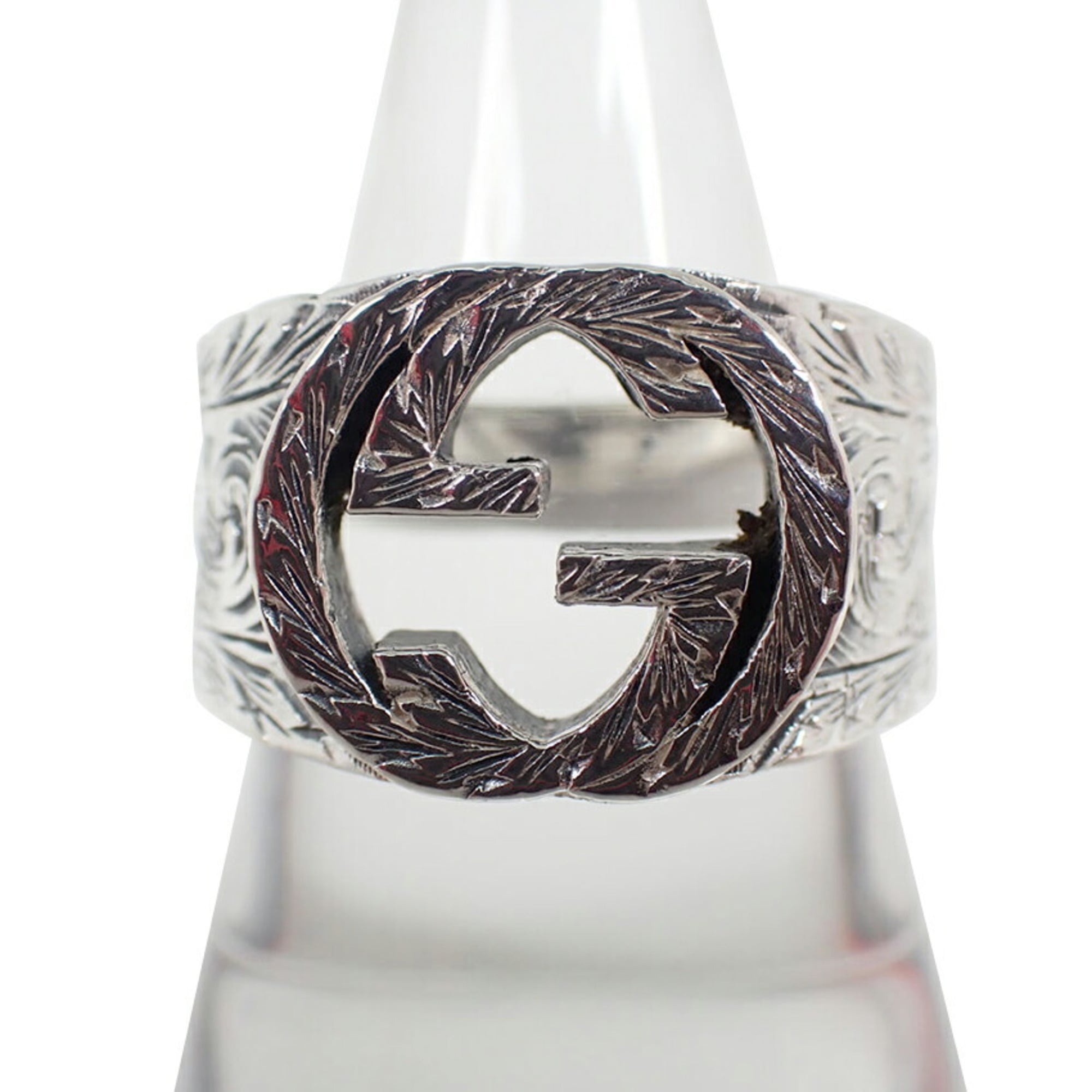 Gucci Sterling Silver 925 Band Ring (Pre-Owned)