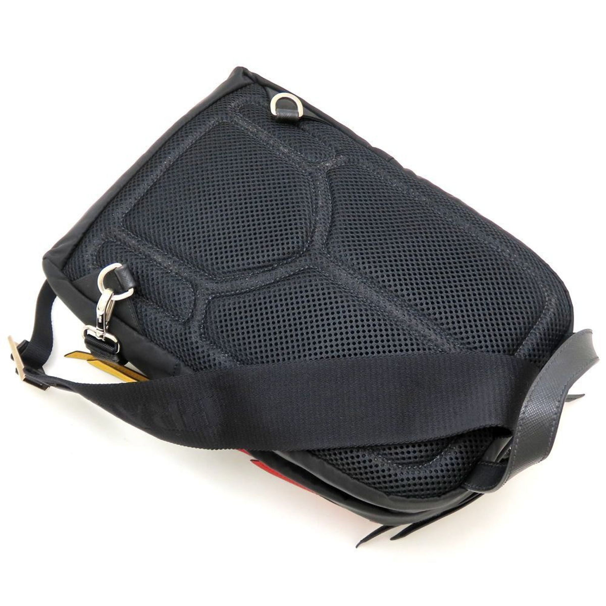 Prada Black Multi-Color Nylon Sling Bag (Pre-Owned)