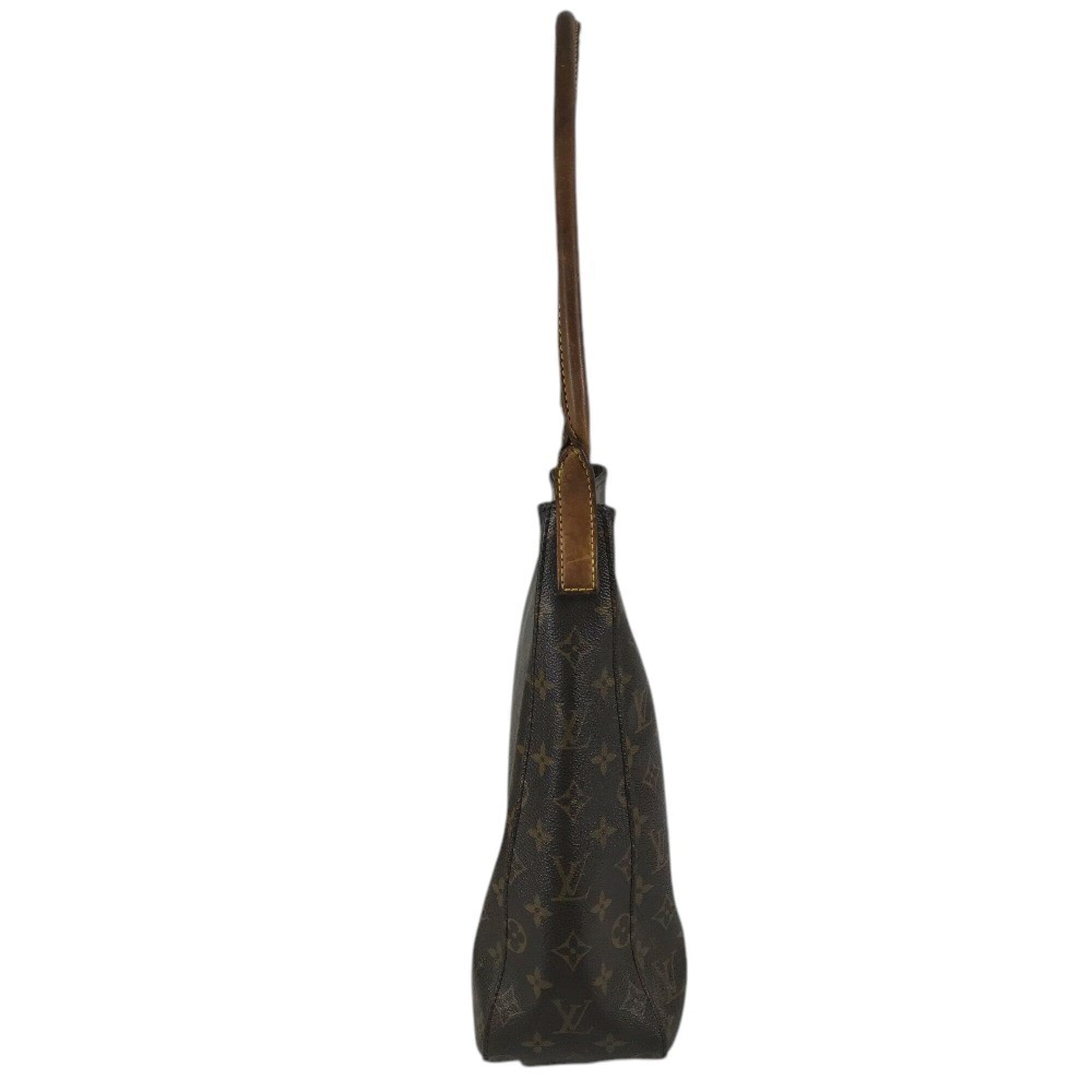 Louis Vuitton Brown Monogram Canvas Handbag Shoulder Bag (Pre-Owned)