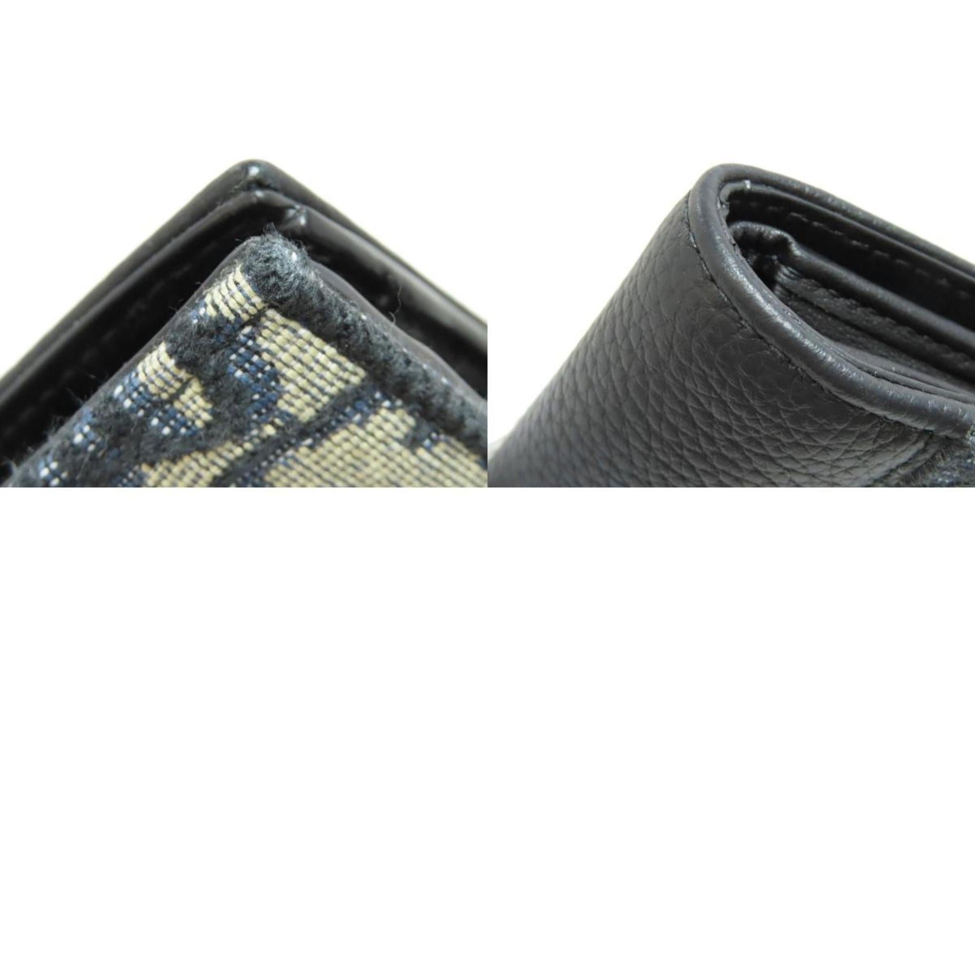 Christian Dior Black Canvas Wallet (Bi-Fold) (Pre-Owned)