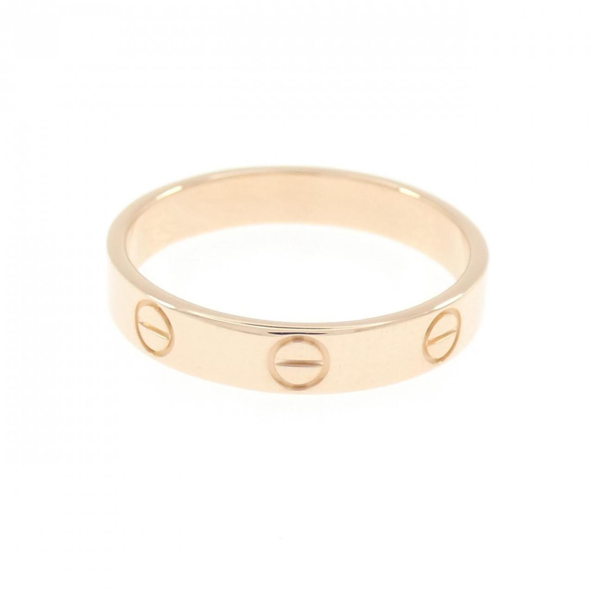 Cartier Love Pink Gold (18K) Band Ring (Pre-Owned)