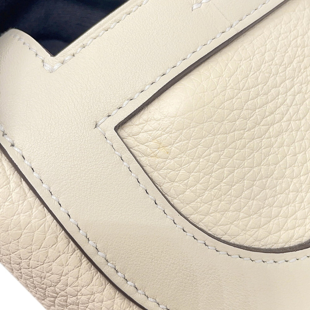 Hermes Gold Taurillon Clemence Leather Swift Leather Tote Bag (Pre-Owned)