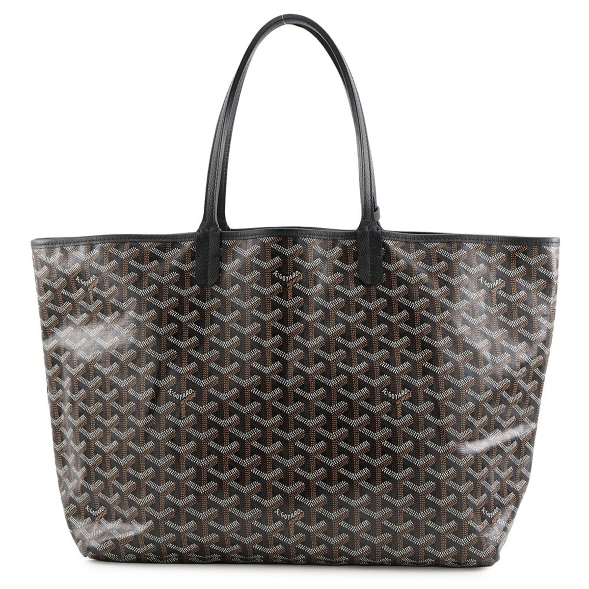 Goyard Black Pvc Leather Handbag Tote Bag (Pre-Owned)