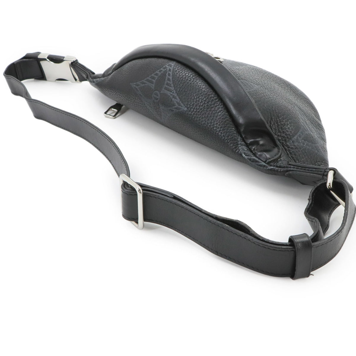 Louis Vuitton Noir Monogram Shadow Fanny Pack Sling Bag (Pre-Owned)